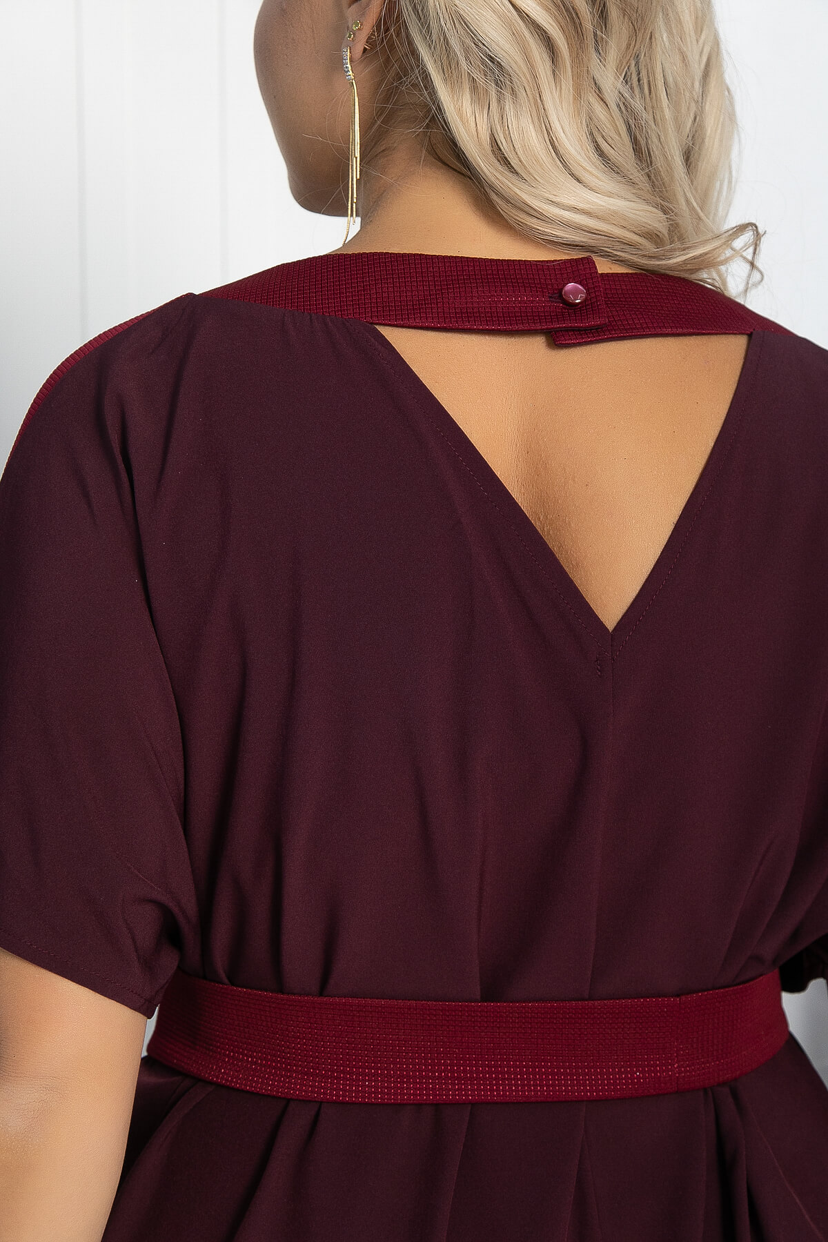 Платье Сказка (бордовое) П11678