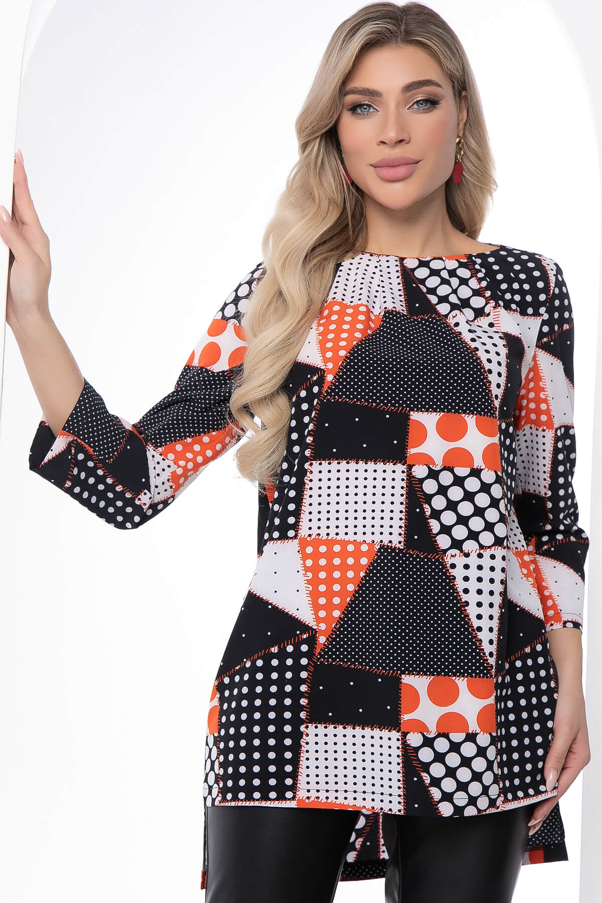 Блуза "Независимая" (мультиколор) Б8895