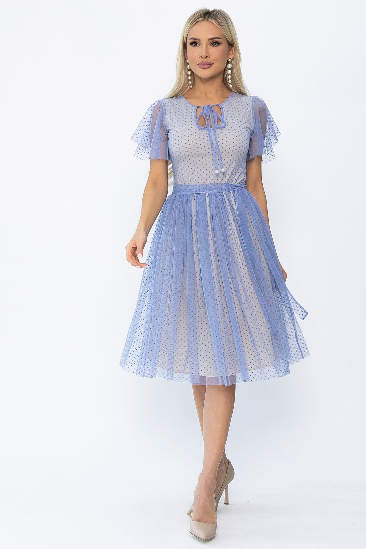Платье У твоих ног (голубое) П13826-39М