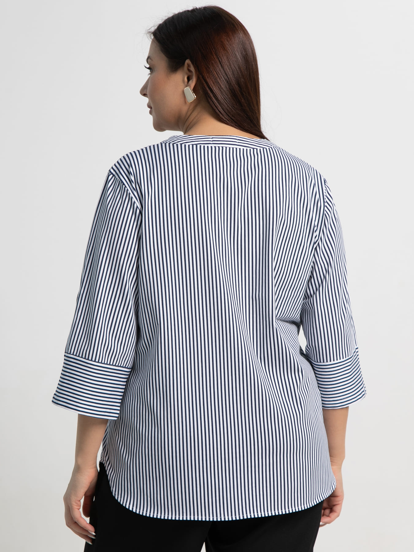 Блуза Азалия (белая/полоска) Б15363-20М