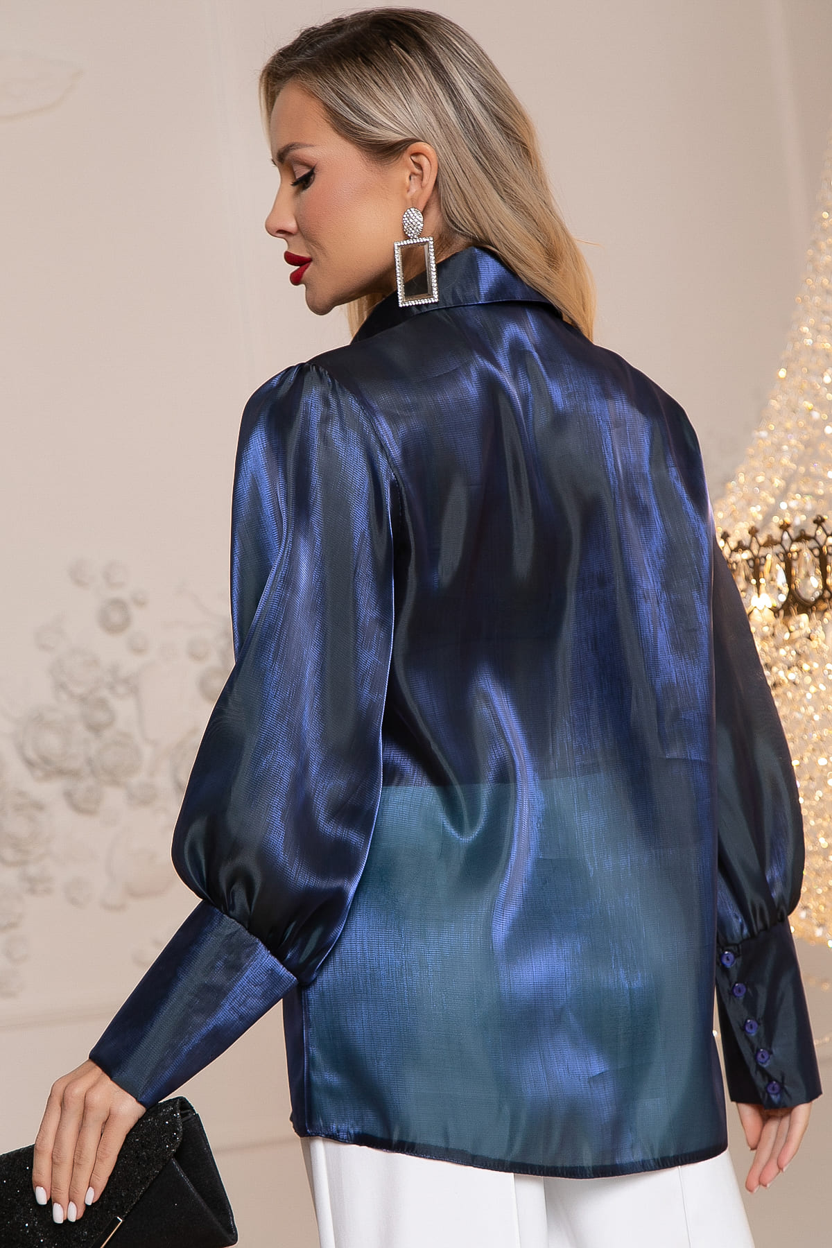 Блуза Вернисаж (сапфир) Б14317-34М