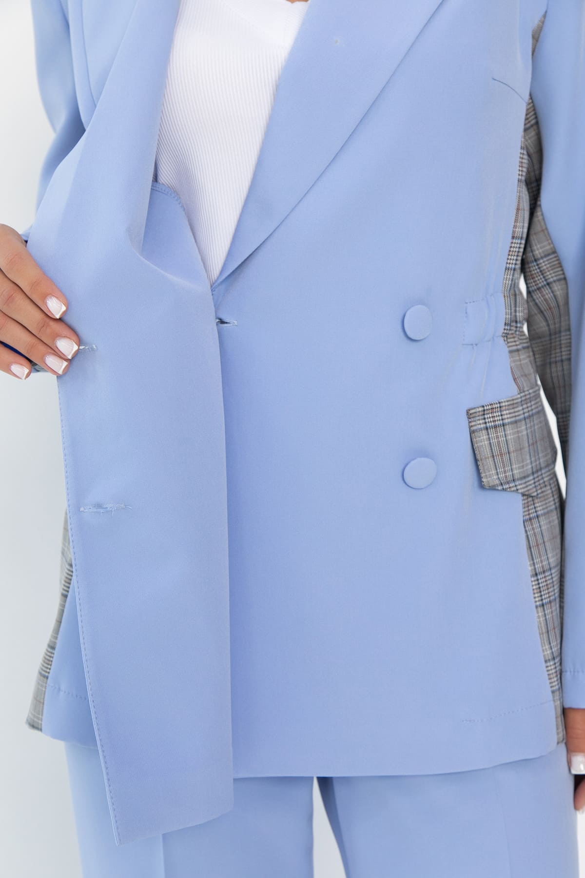 Пиджак Бренда (голубой) Б13891-33М