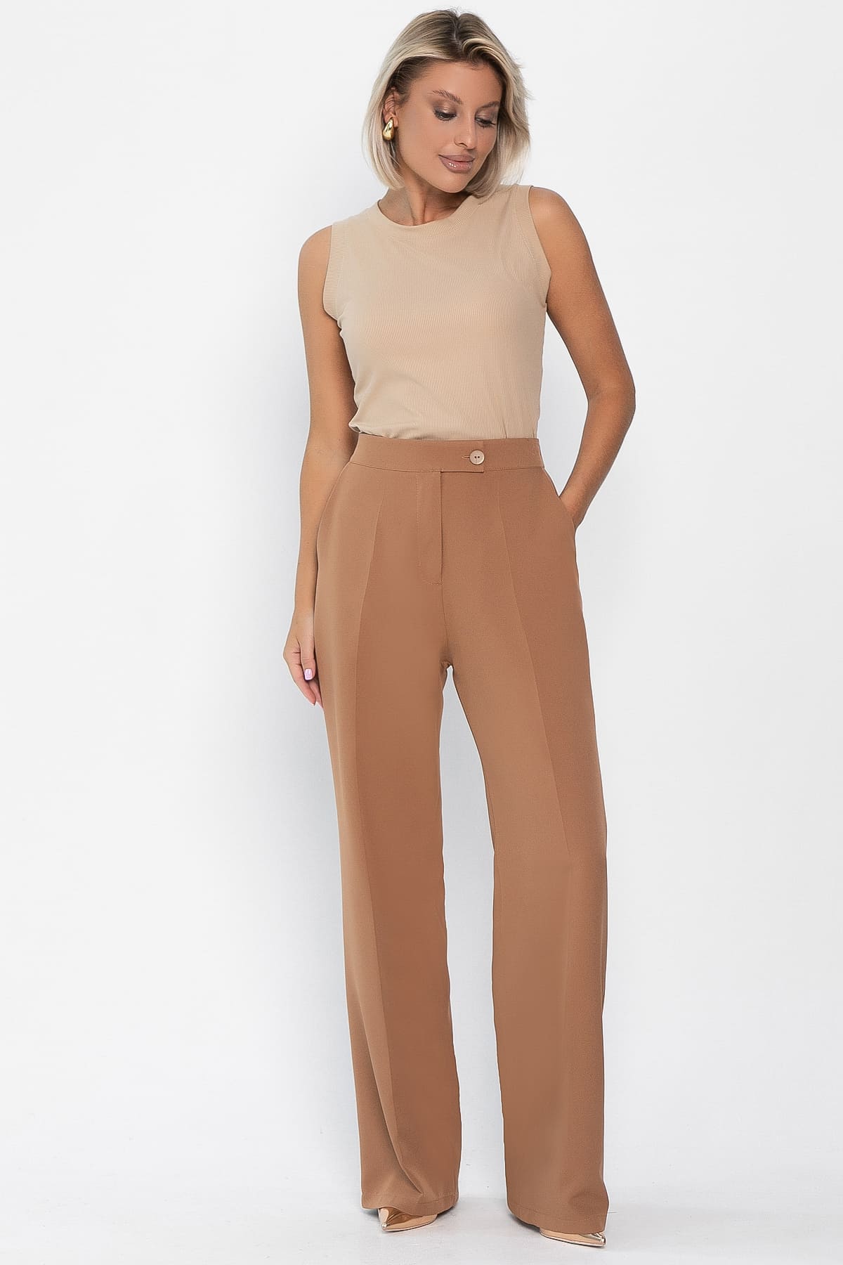 Брюки Брайн (корица) Б14106-33М