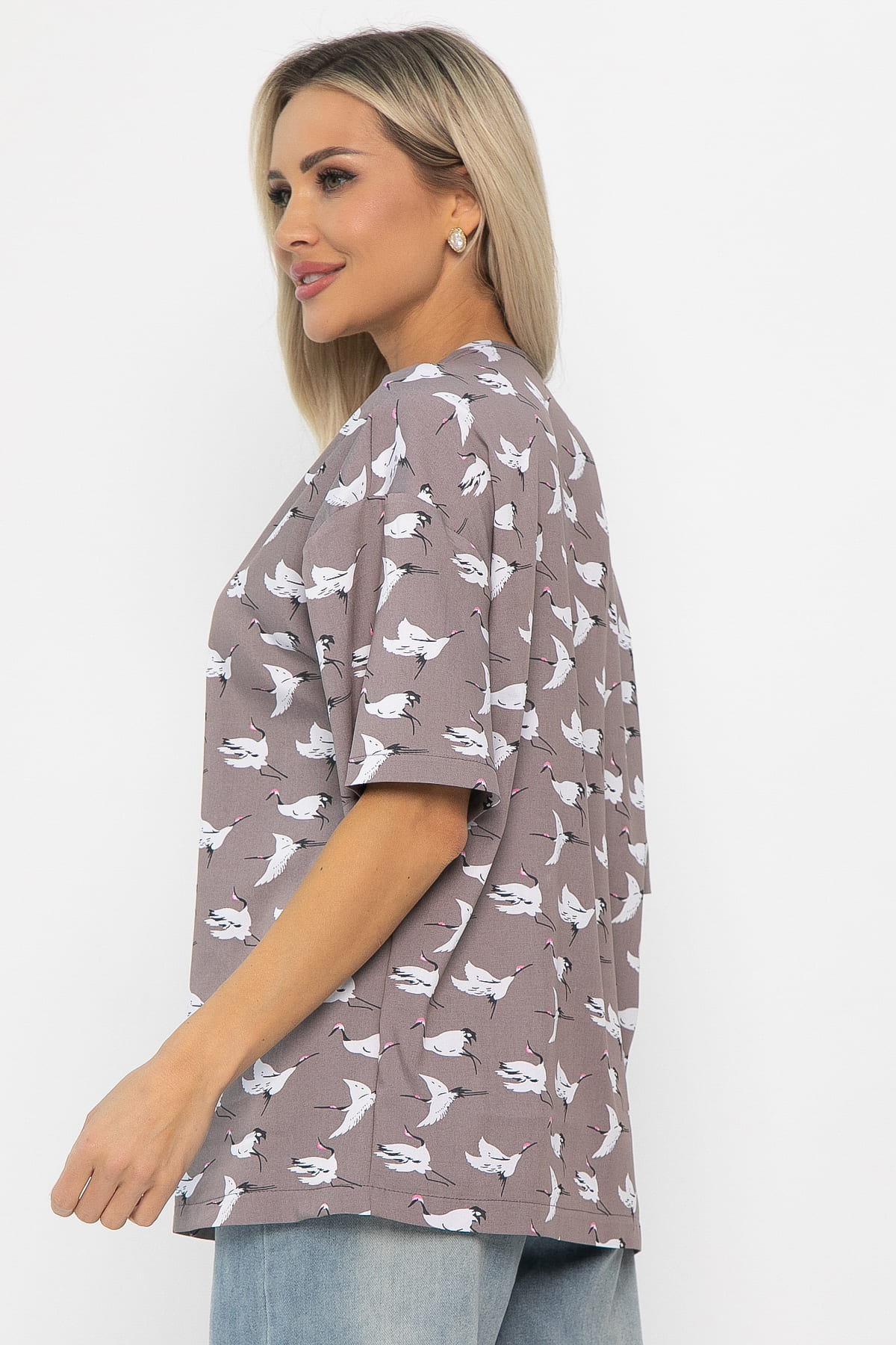 Блуза Аделаида (бежевая) Б13816-25М