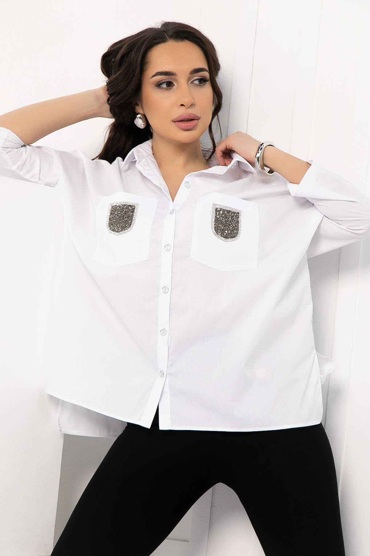 Рубашка Аристократка (белая) Б12826-10М