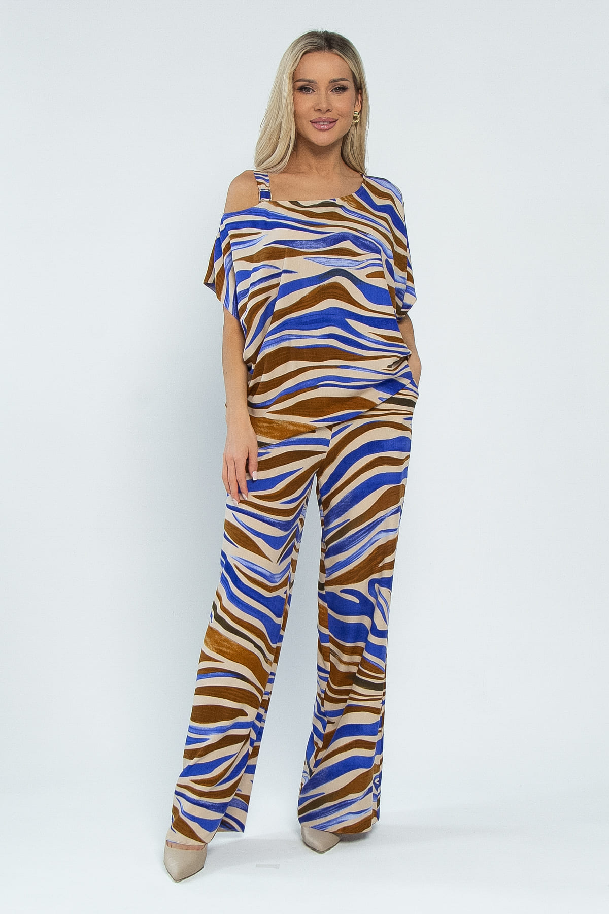 Костюм Асвари (сине-коричневый) К15338-5М