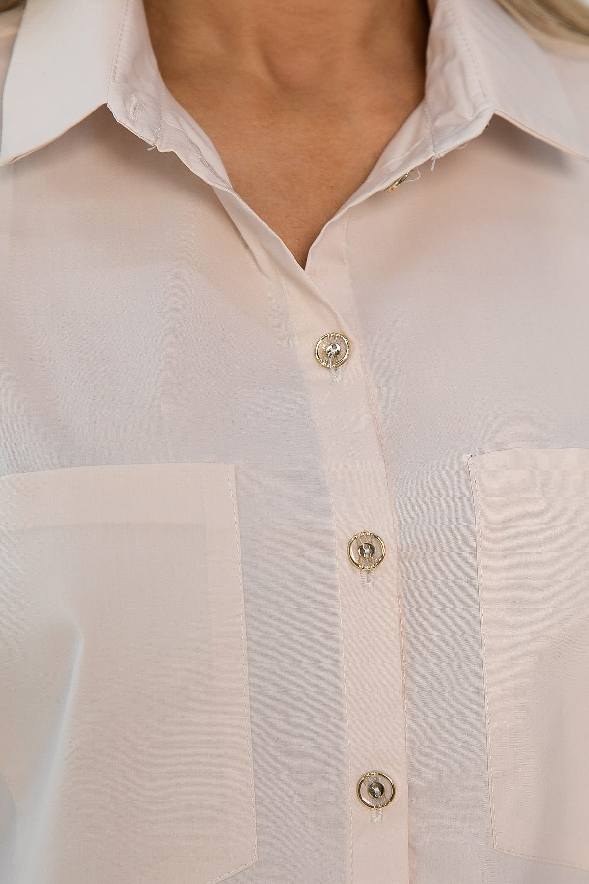 Рубашка классическая Аристократка (бежевая) Б14356-10М