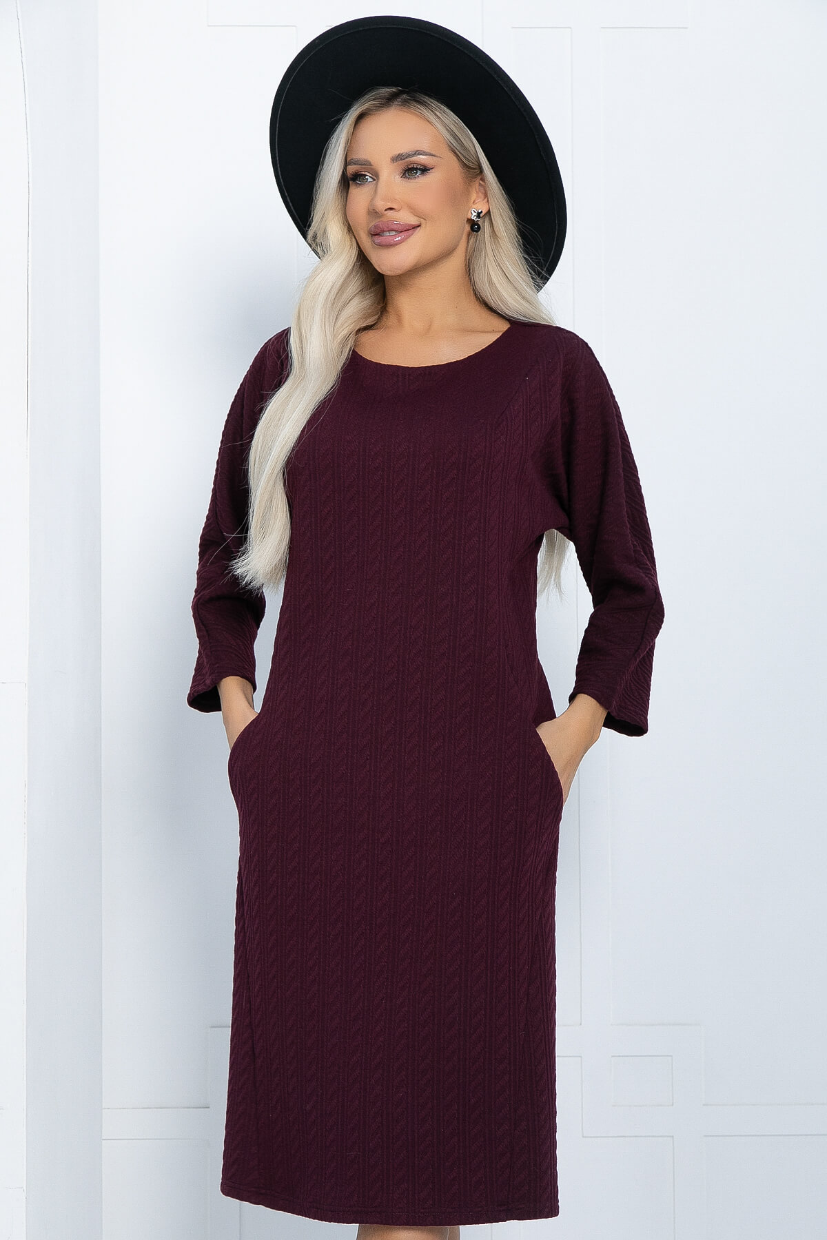 Платье Монами (сливовое) П12282-12