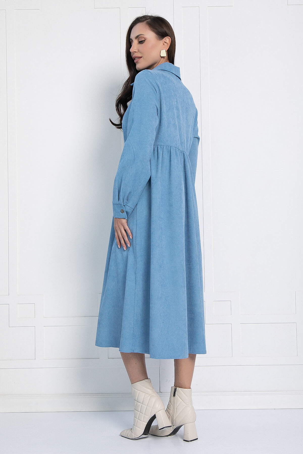 Платье Сабина (голубое) П12658-4