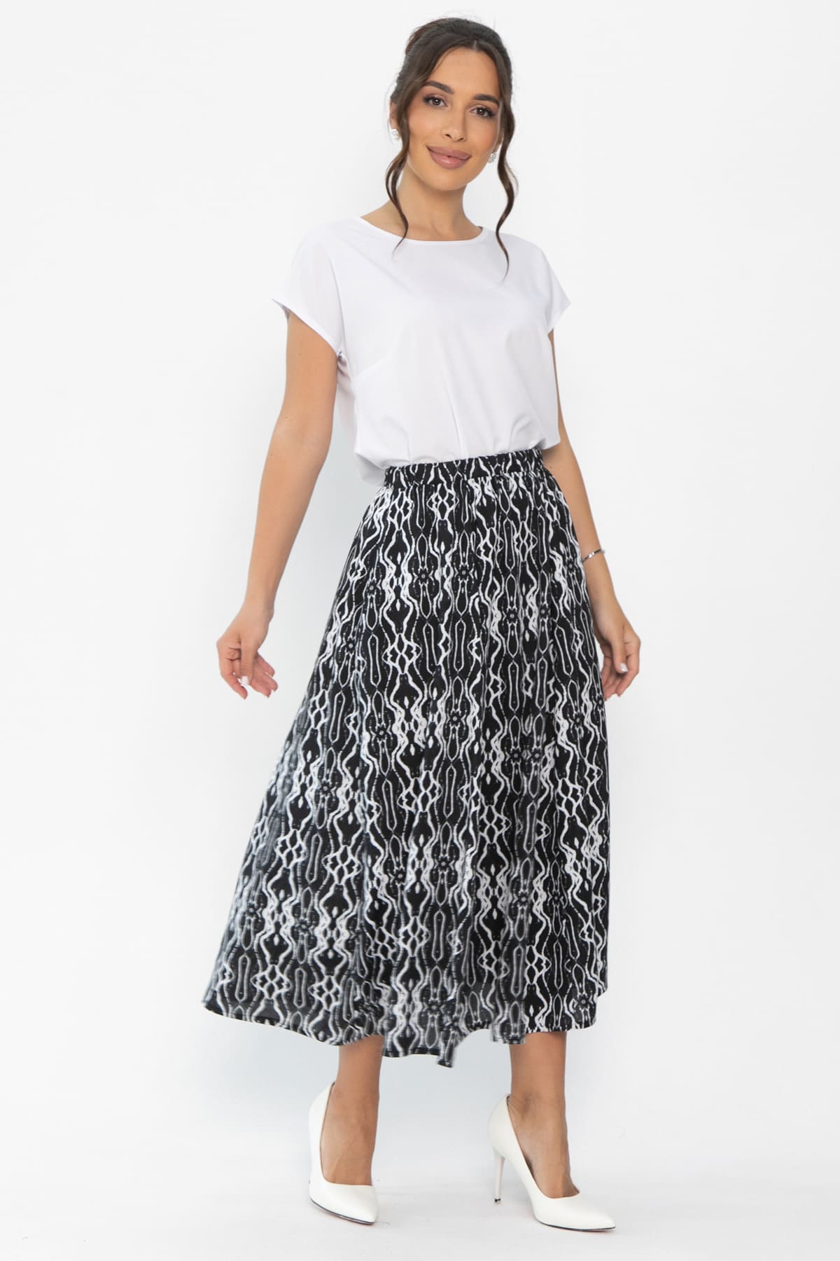 Юбка Льюис (черная) Ю13957-10М