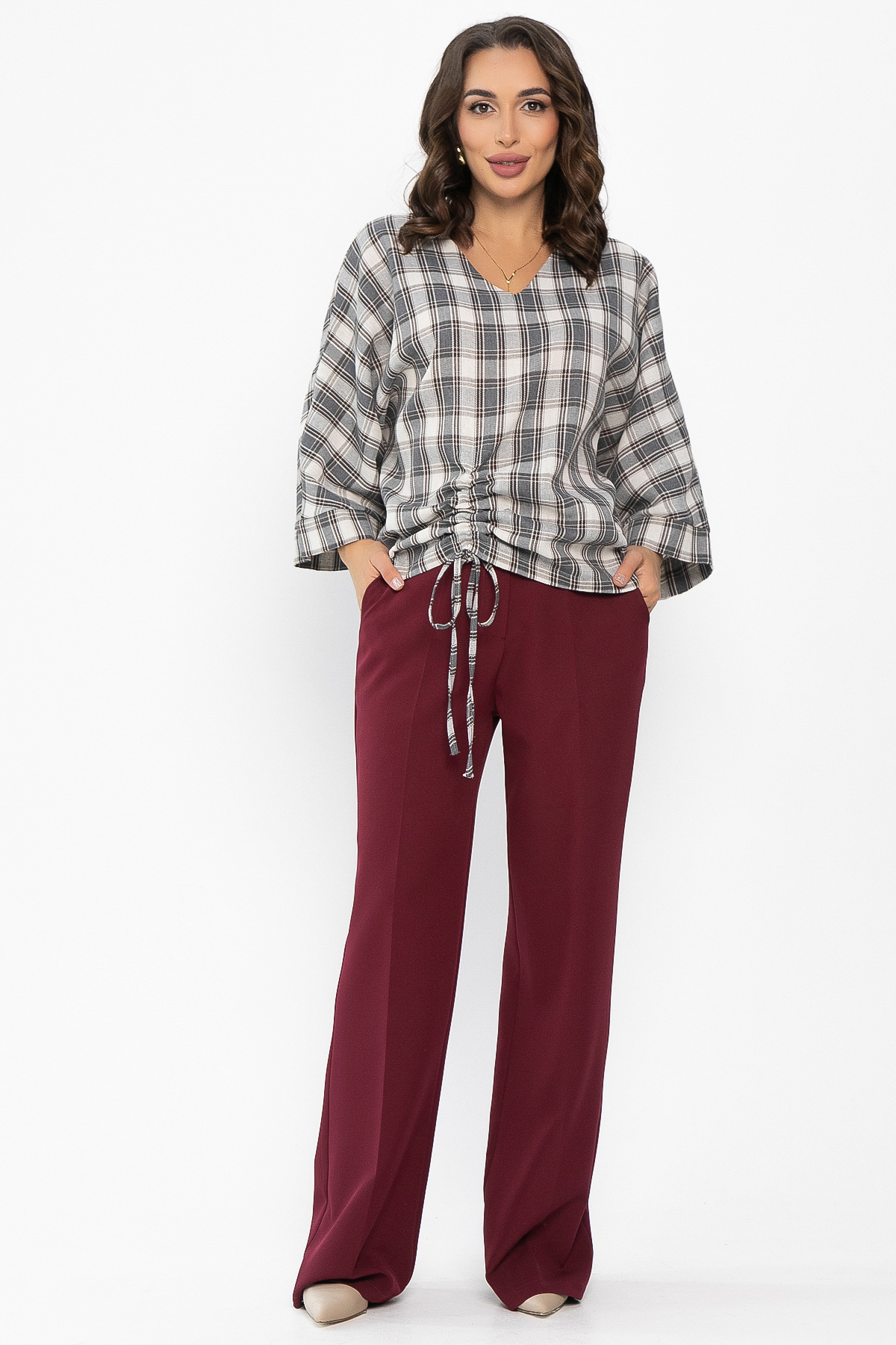 Блуза Ватсон (серая) Б14151-12М