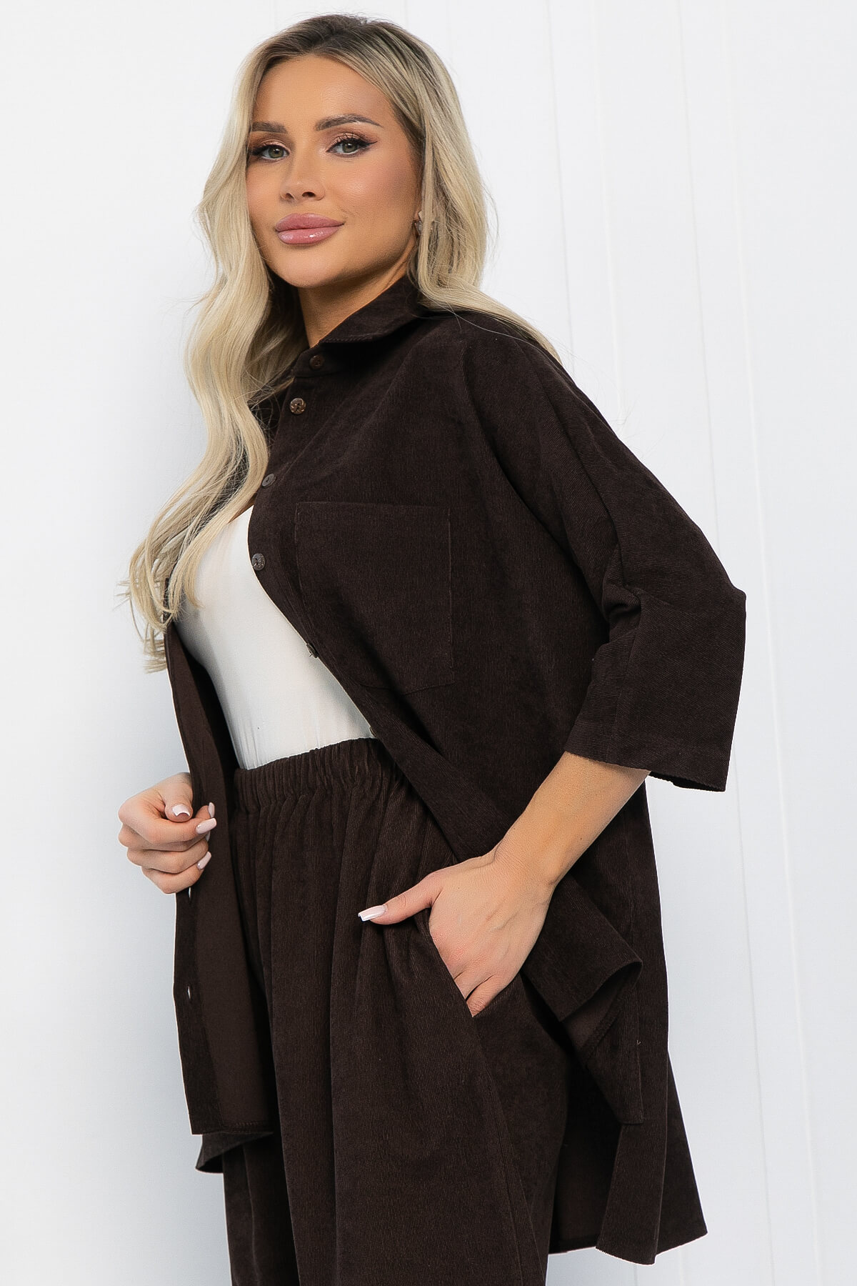 Рубашка Маринара (шоколад) Б12918-10М