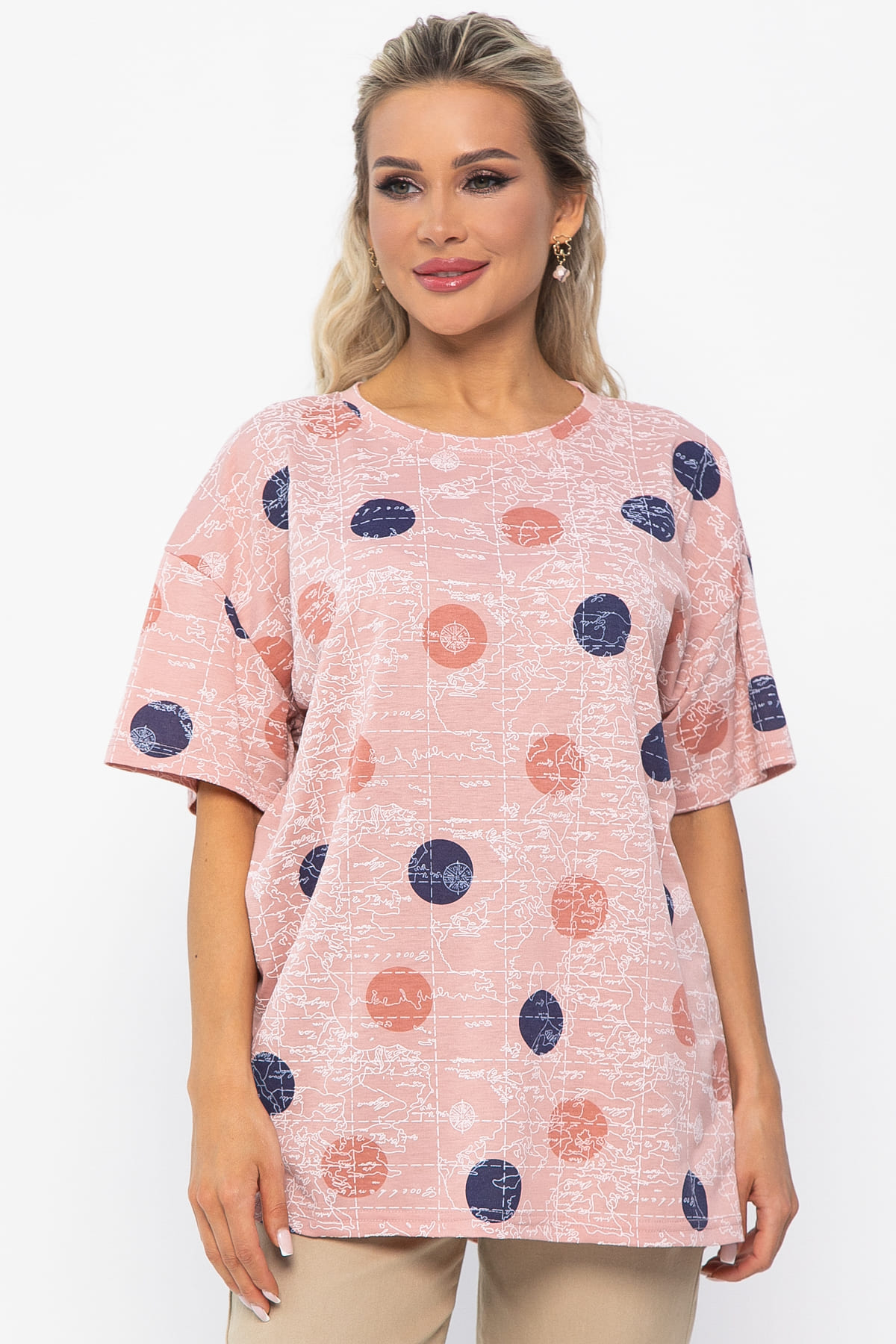 Блуза Тори (нежно-розовая) Б13521-20М