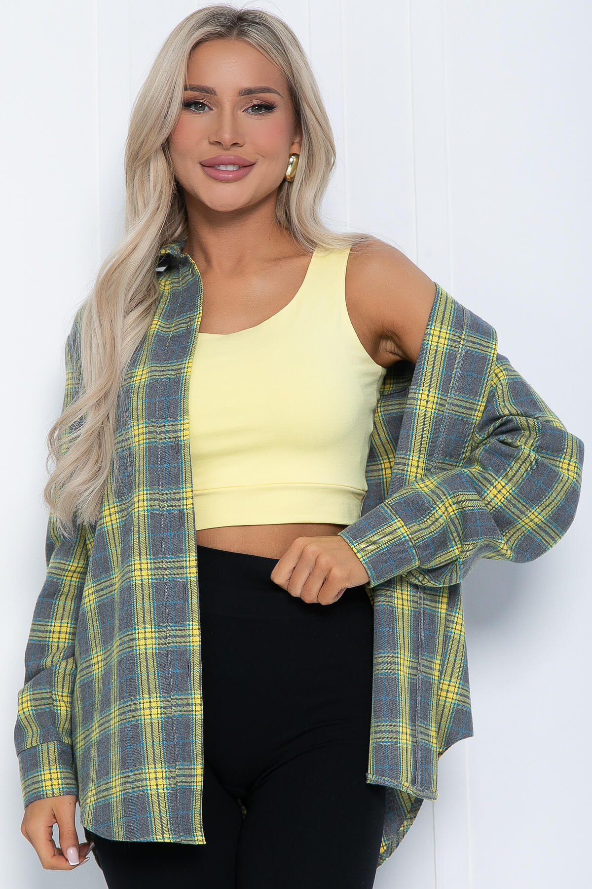 Кроп топ Софт (желтый) Б12511-7