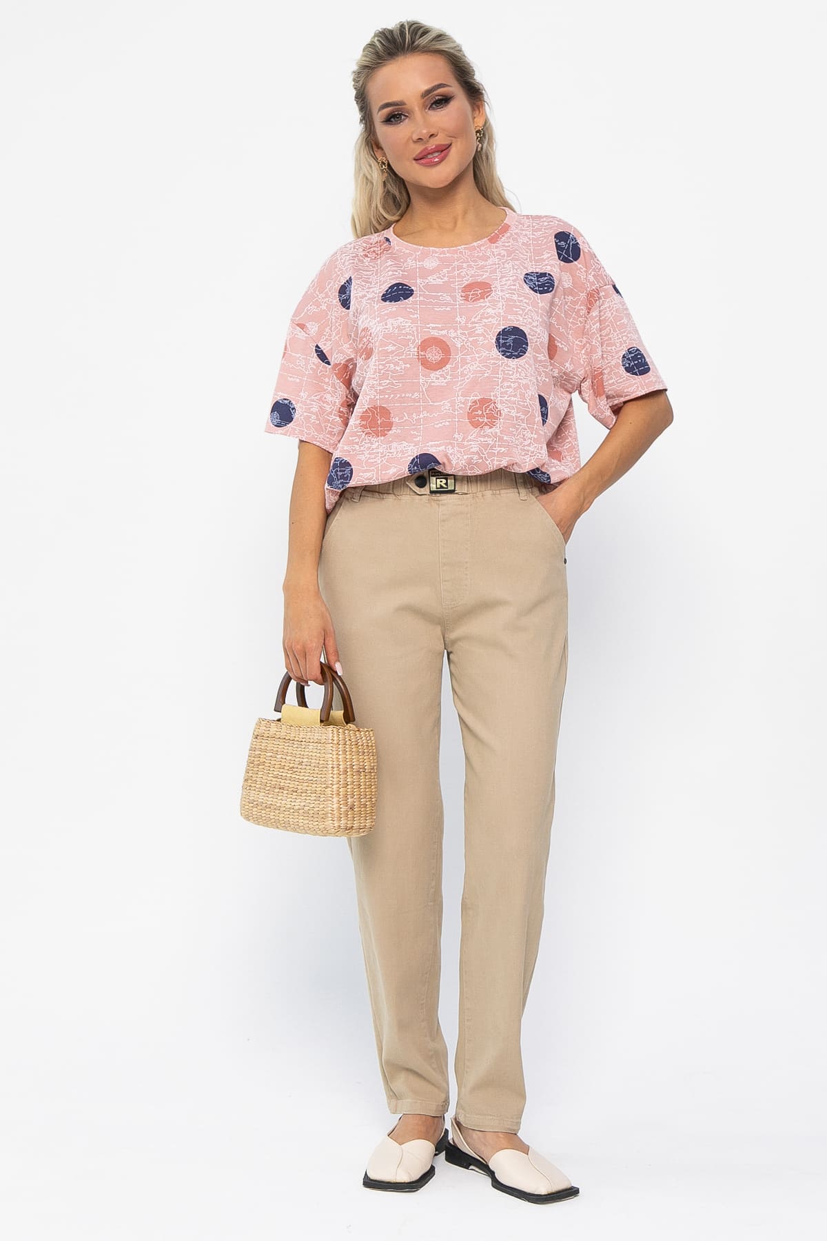 Блуза Тори (нежно-розовая) Б13521-20М