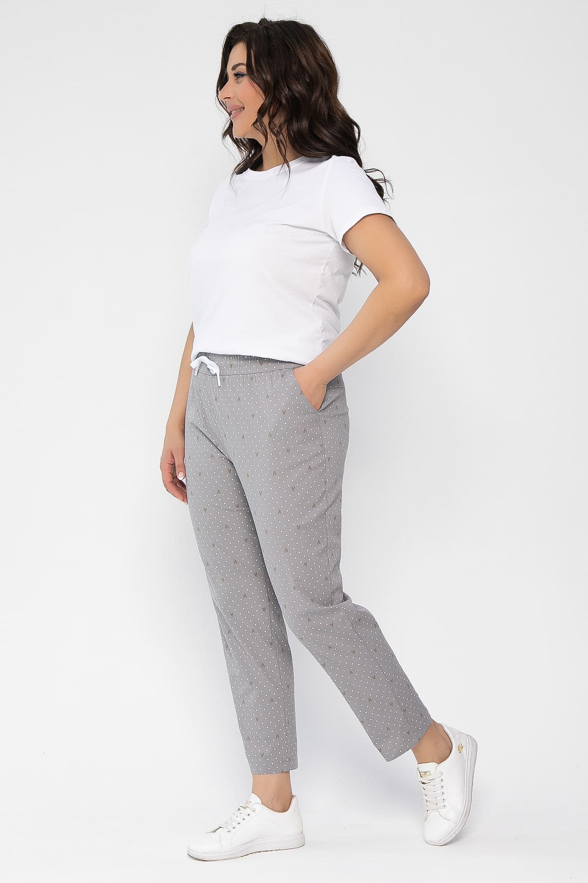 Брюки Мэйзи (серые) Б13420-8М