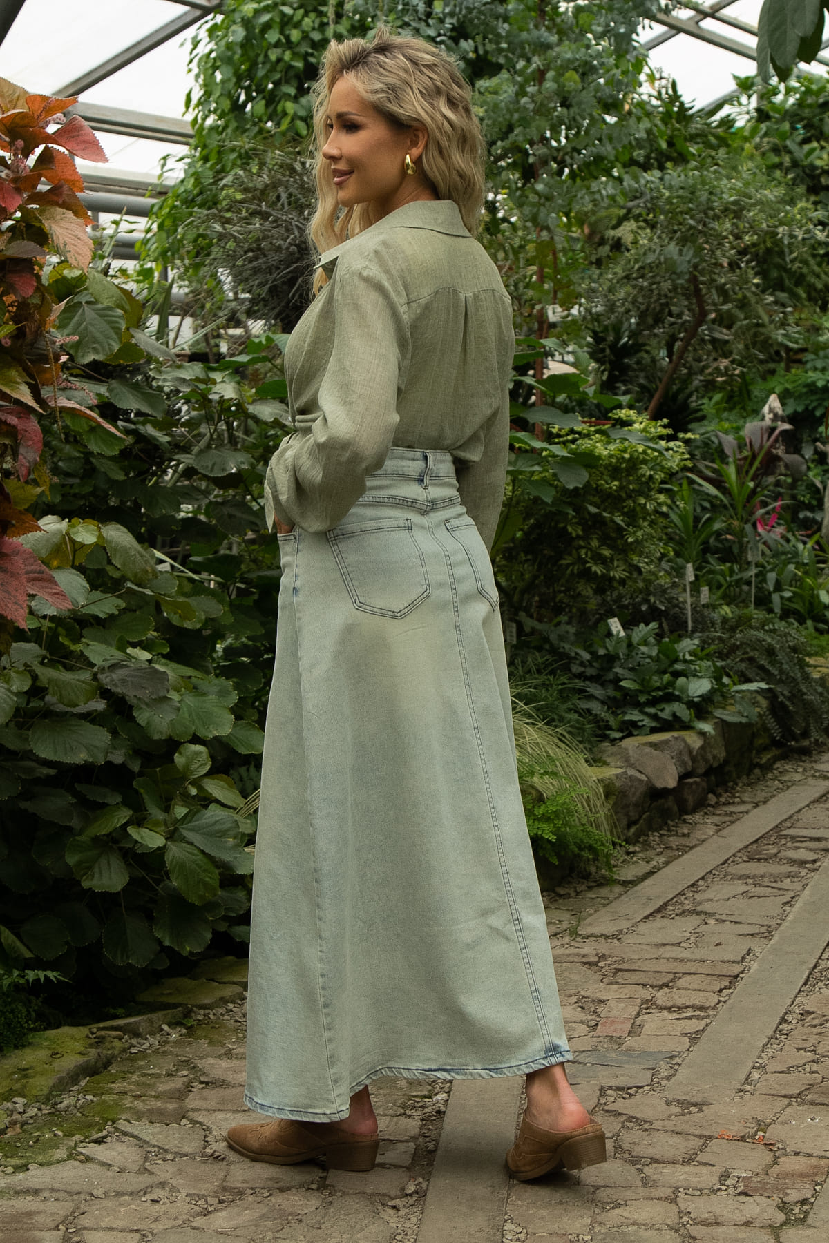 Юбка Ванда (сине-желтая) Ю13449-12М