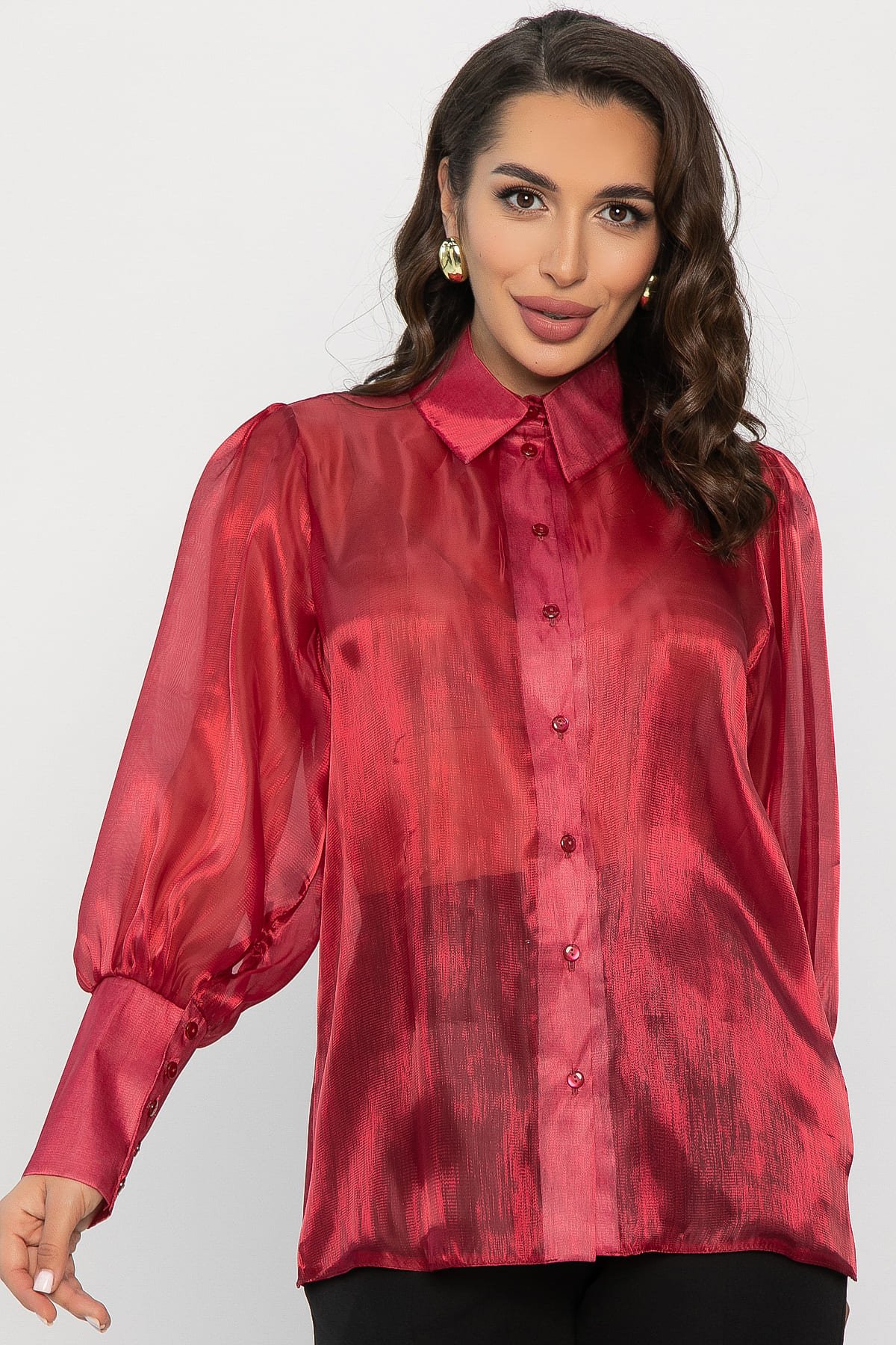 Блуза Вернисаж (рубин) Б14316-34М