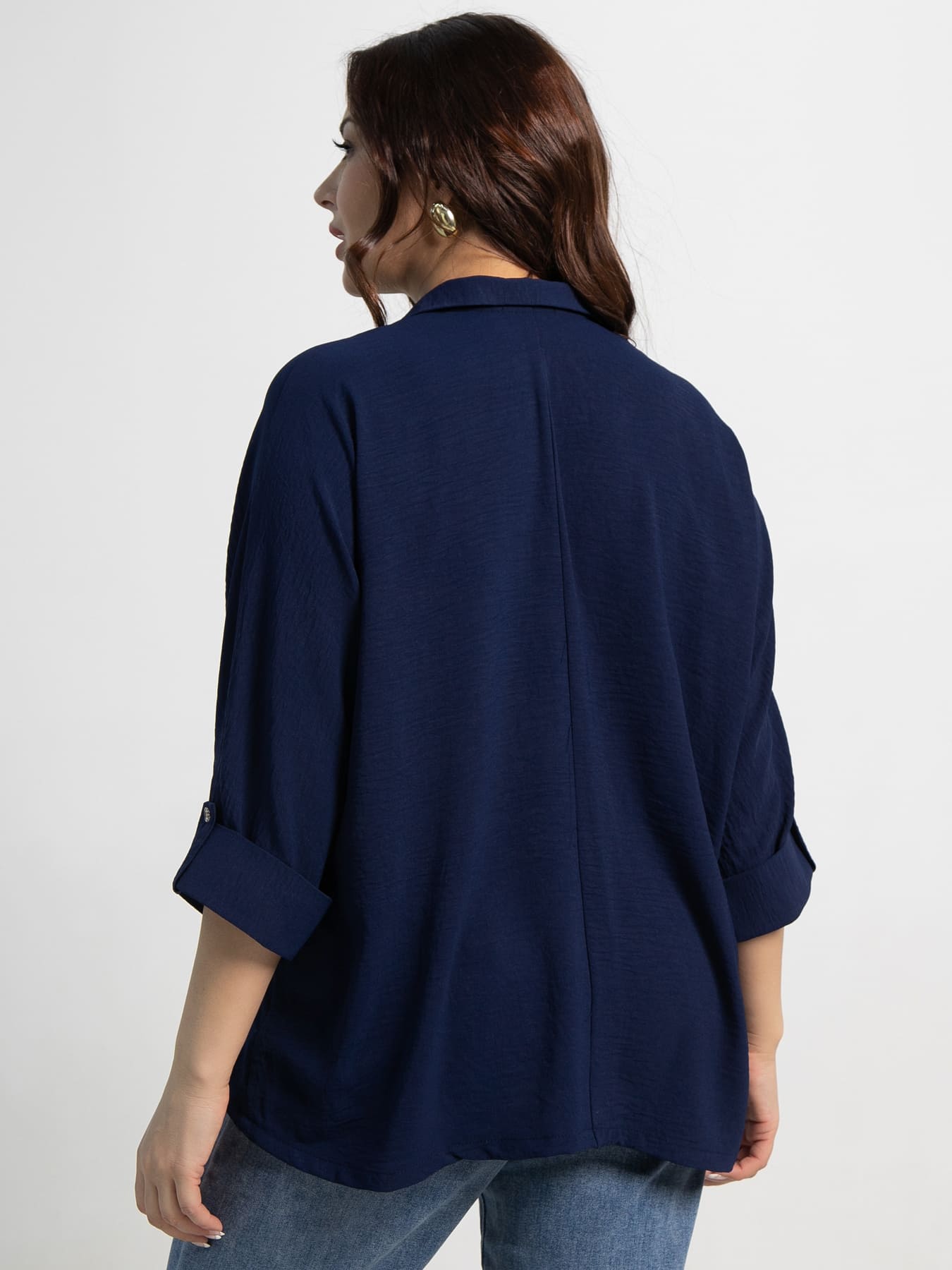 Блуза Серенада (синий) Б15552-24М