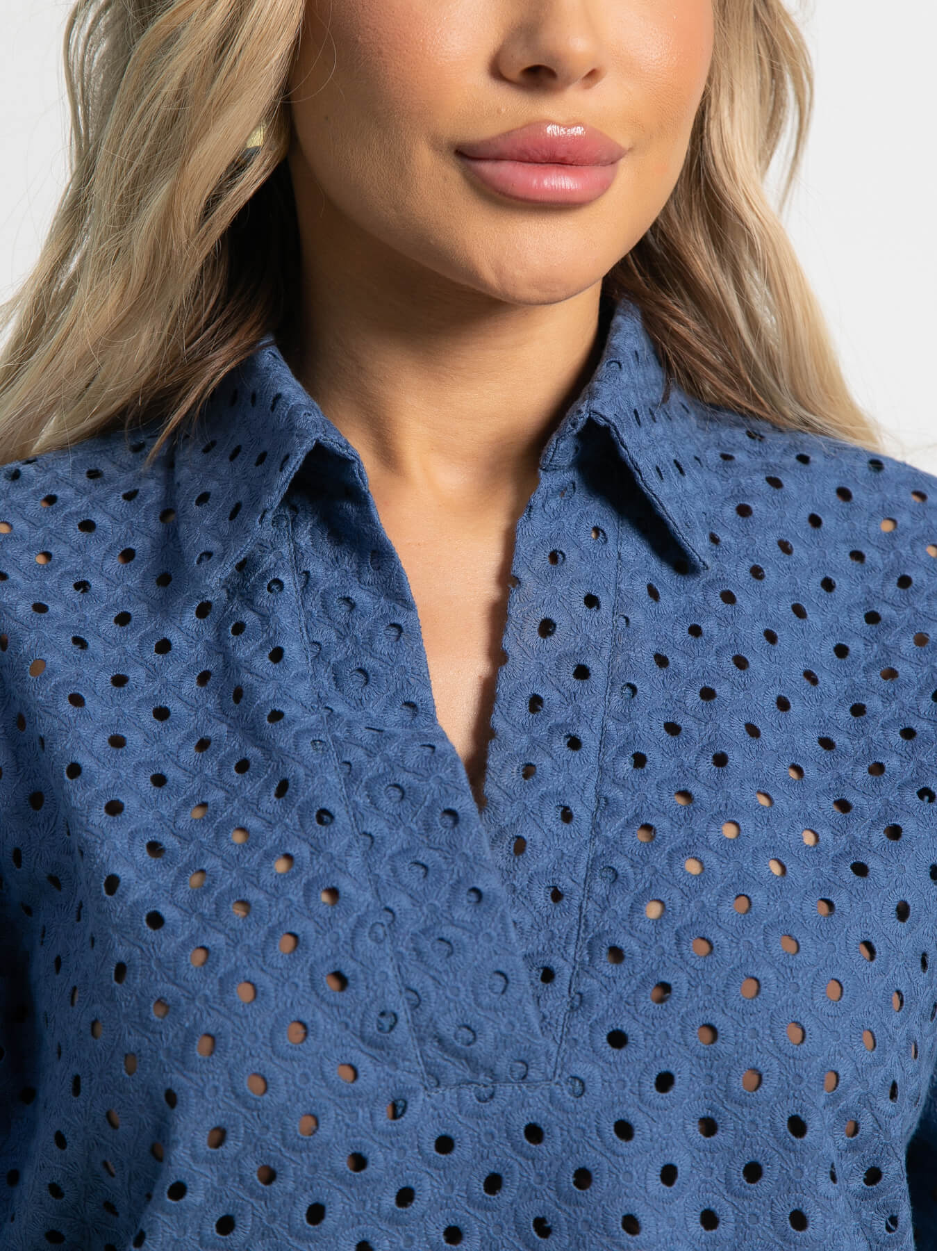 Блуза Ветерок (синяя) Б15520-16М