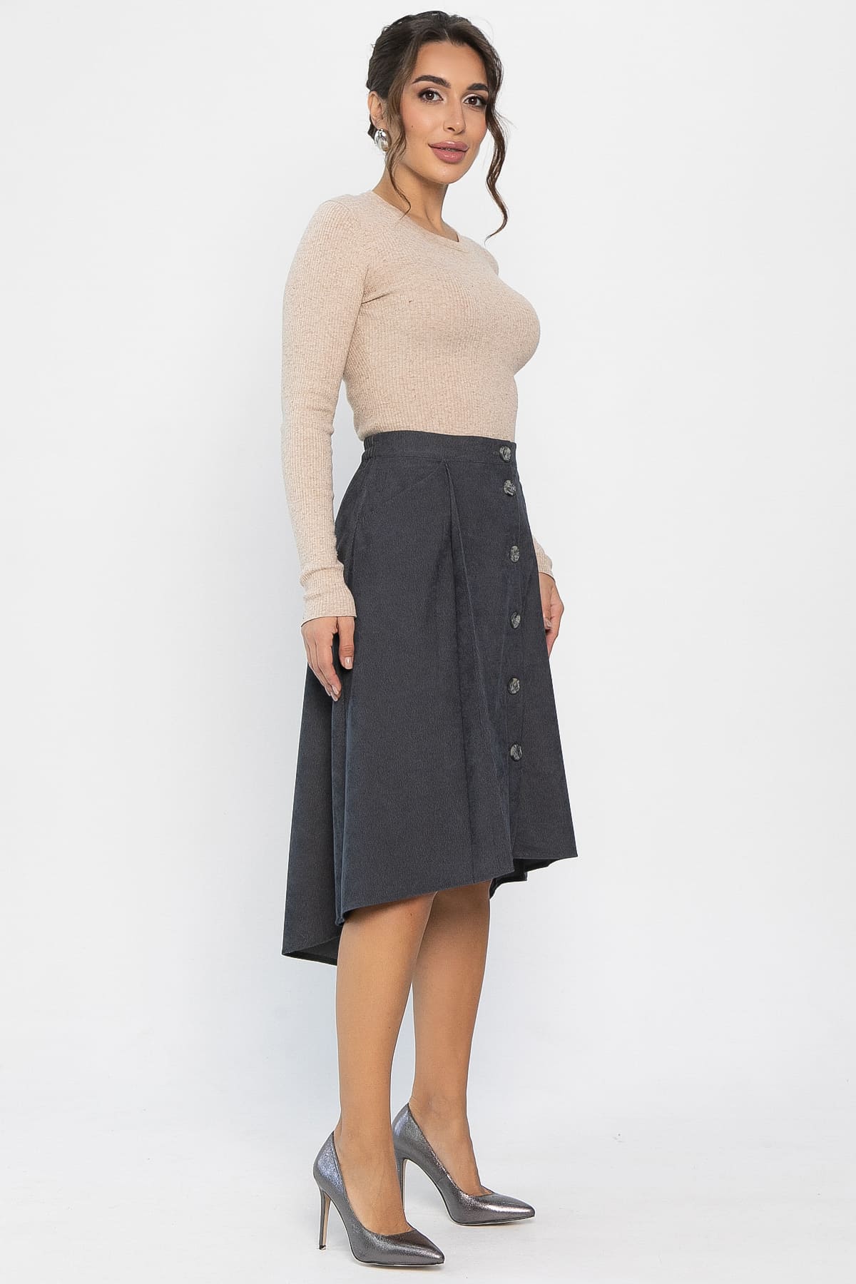 Юбка Севара (графит) Ю14217-10М