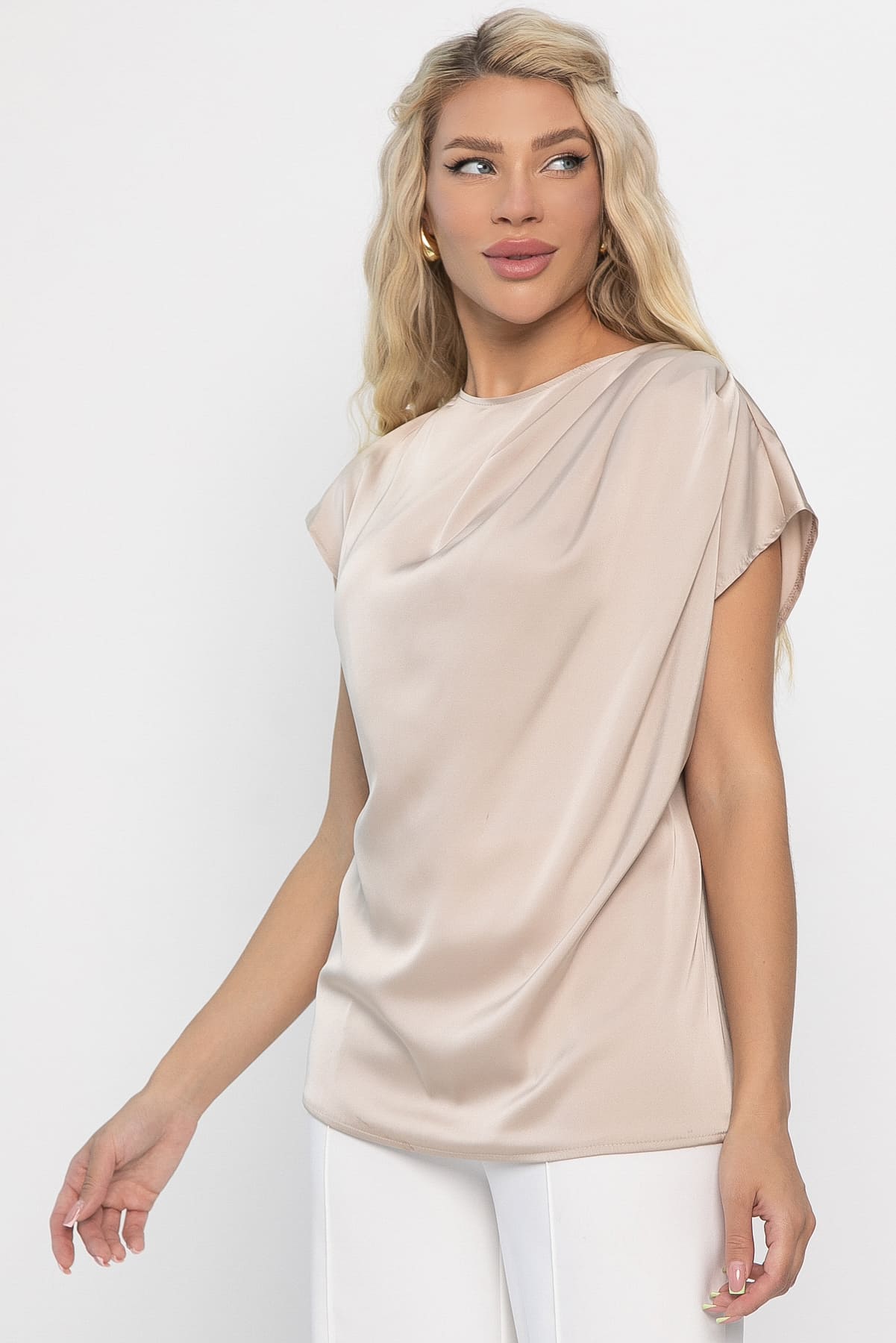 Блуза Маркиза (бежевая) Б13837-30М