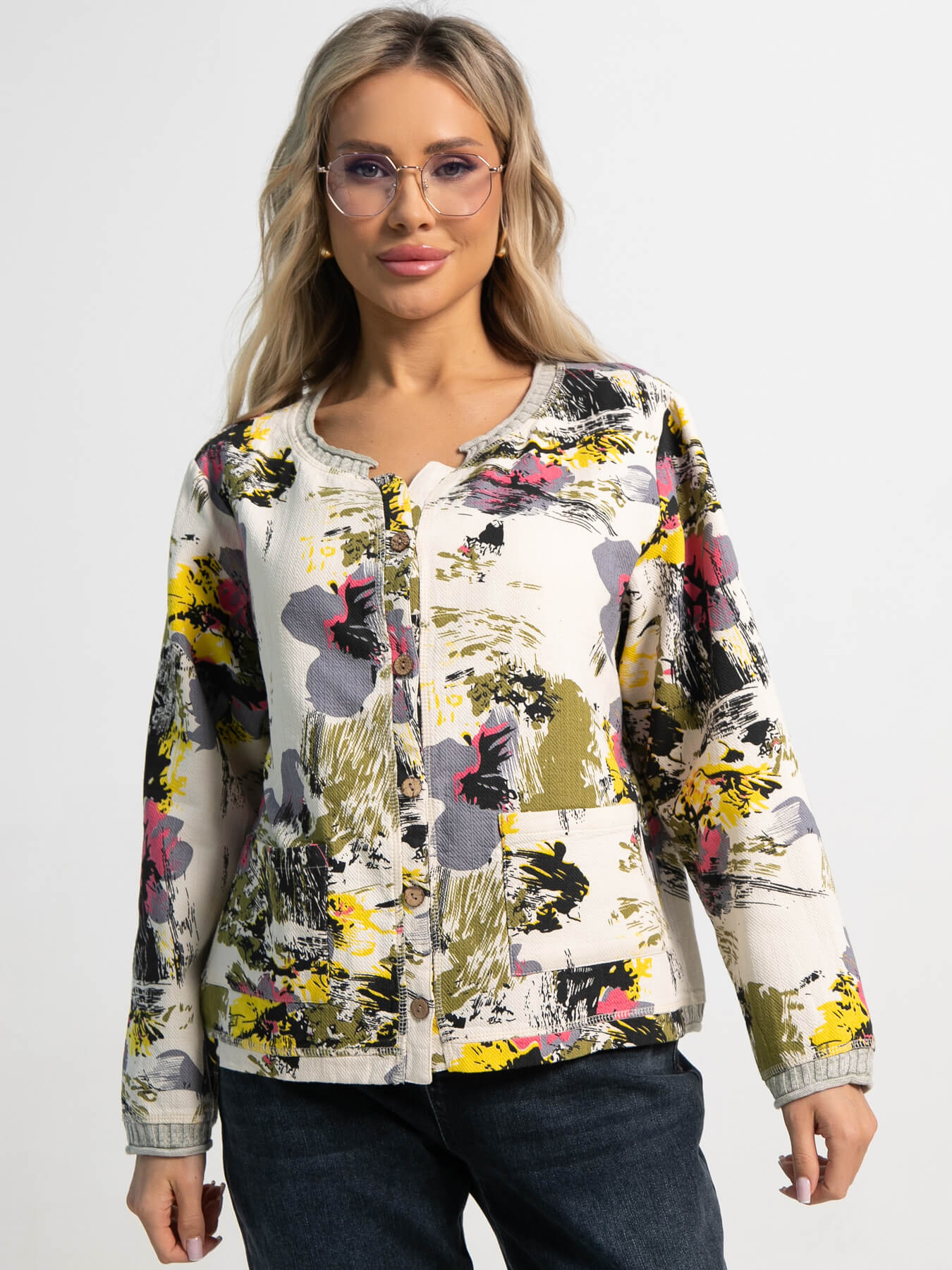 Блуза Летняя свежесть (бежевая) Б15562-18М