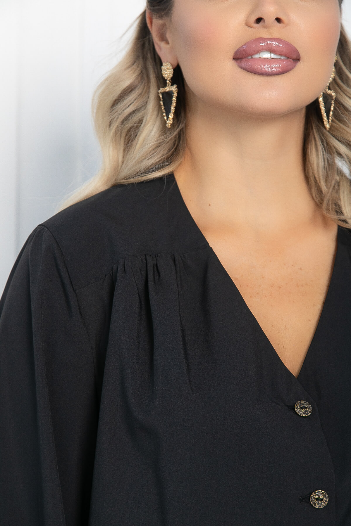 Блуза Калитея (черная) Б11624