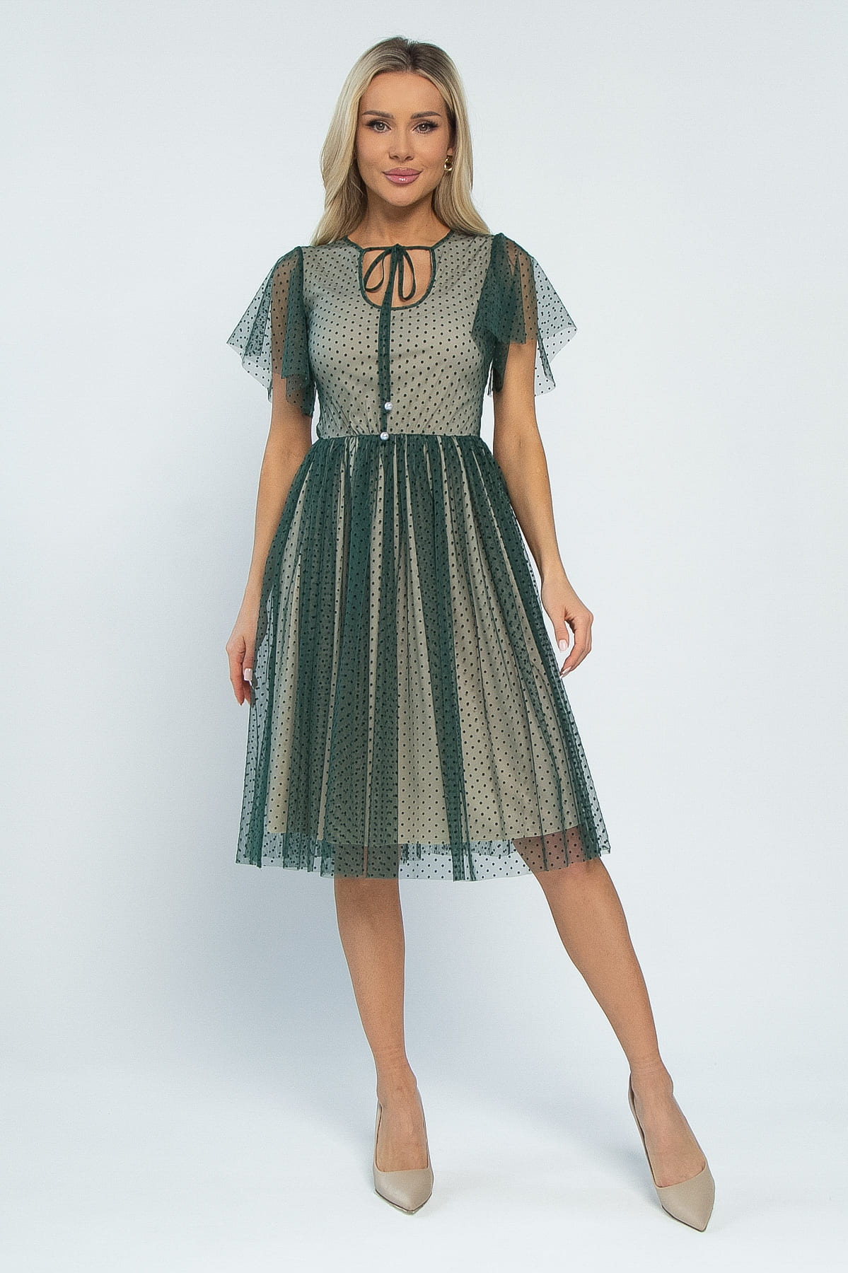 Платье У твоих ног (зеленое) П13340-39М