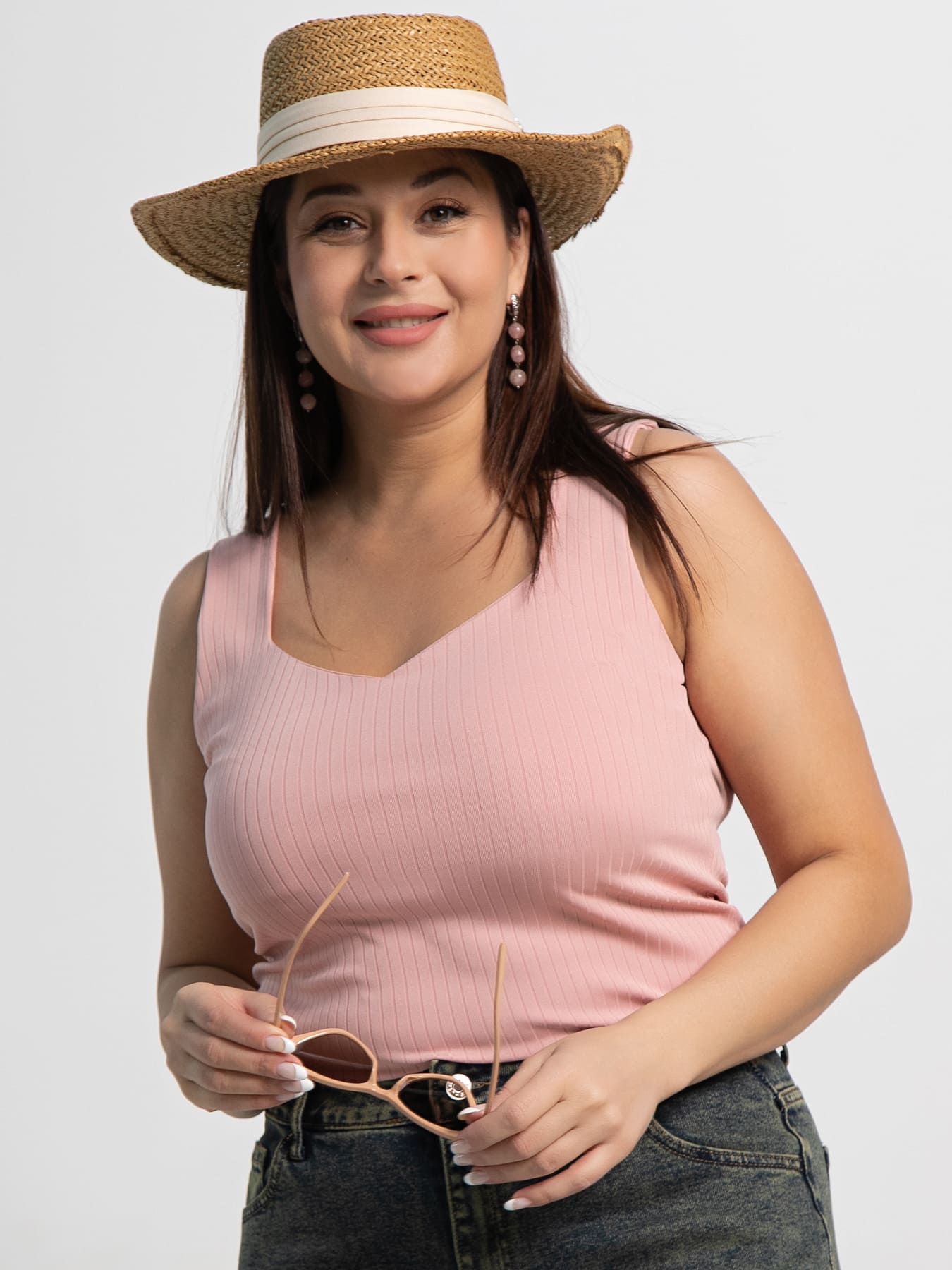 Топ Эстер (пудра) Б15451-33М