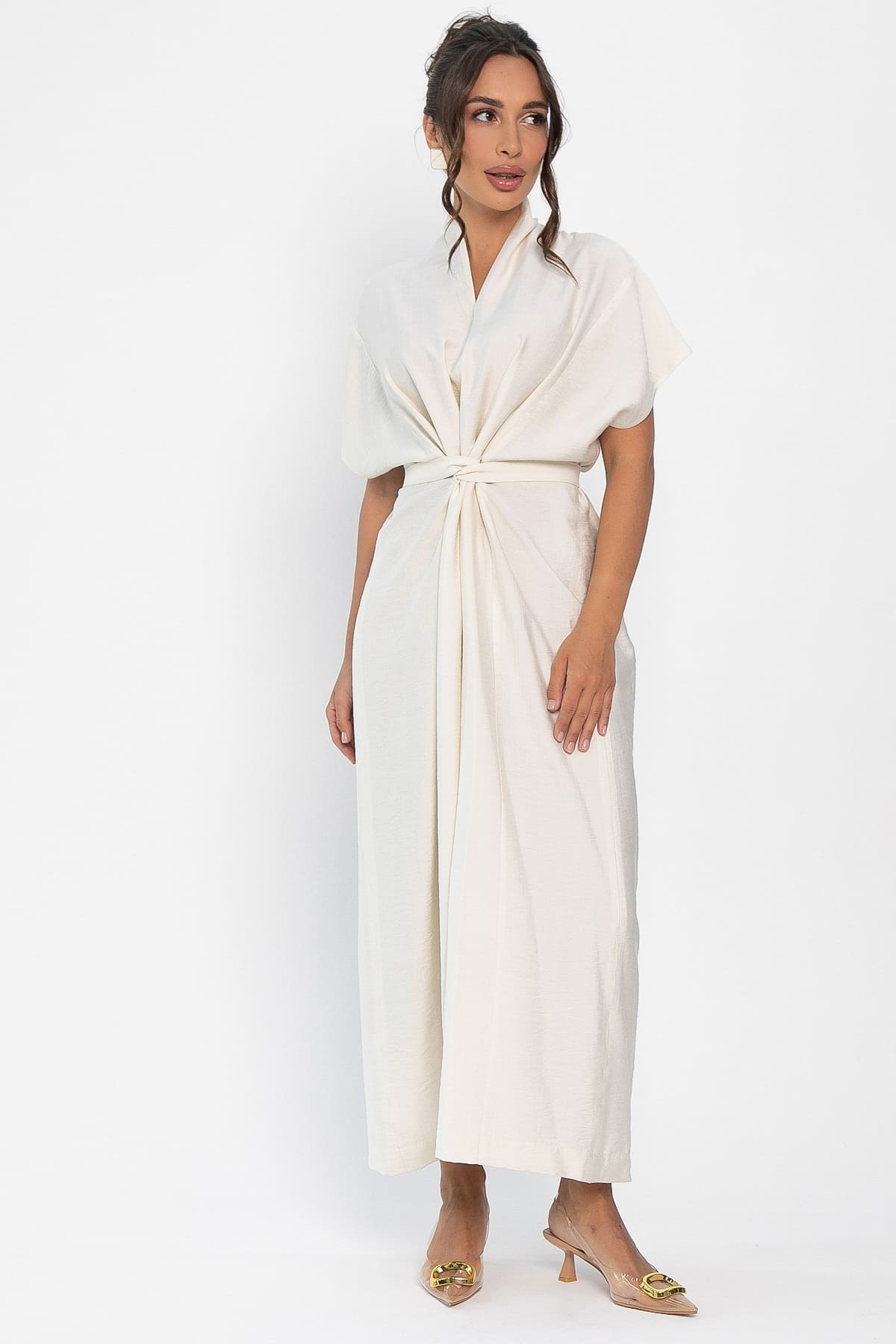 Платье Исландия (молочное) П14009-30М