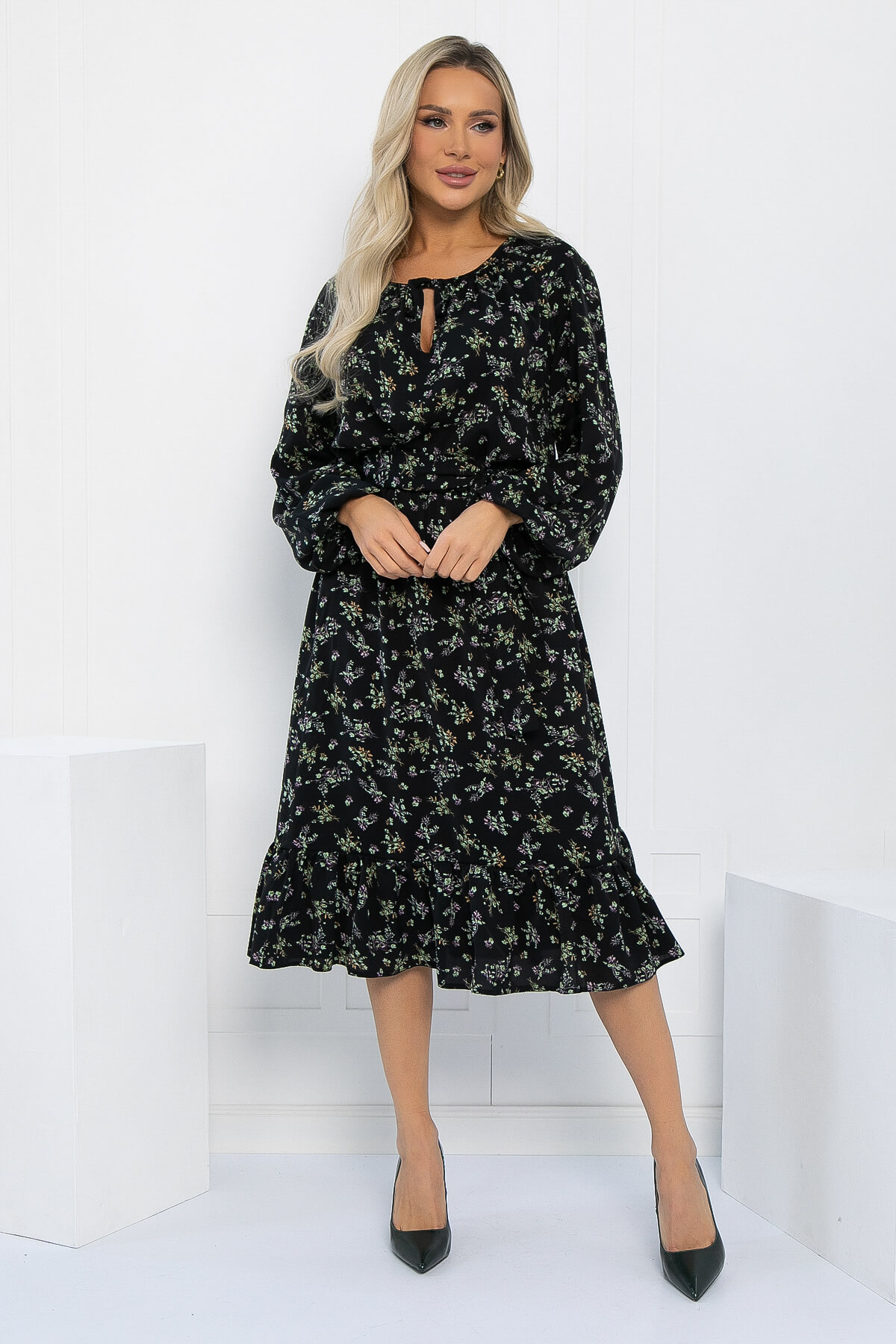 Платье Алания (черное) П12996-10М