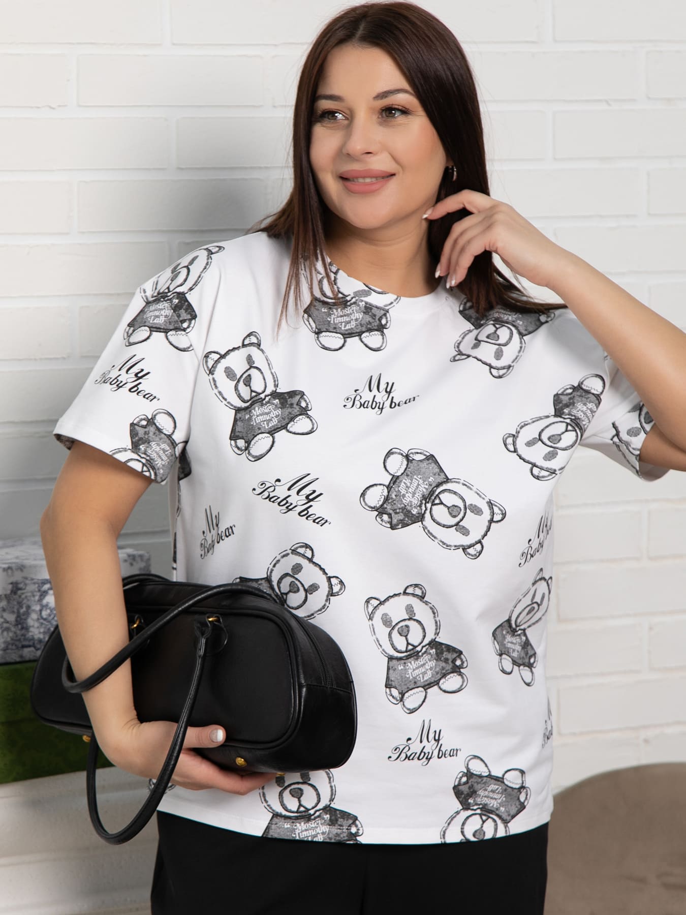 Футболка Бриса (белая) Б15370-20М