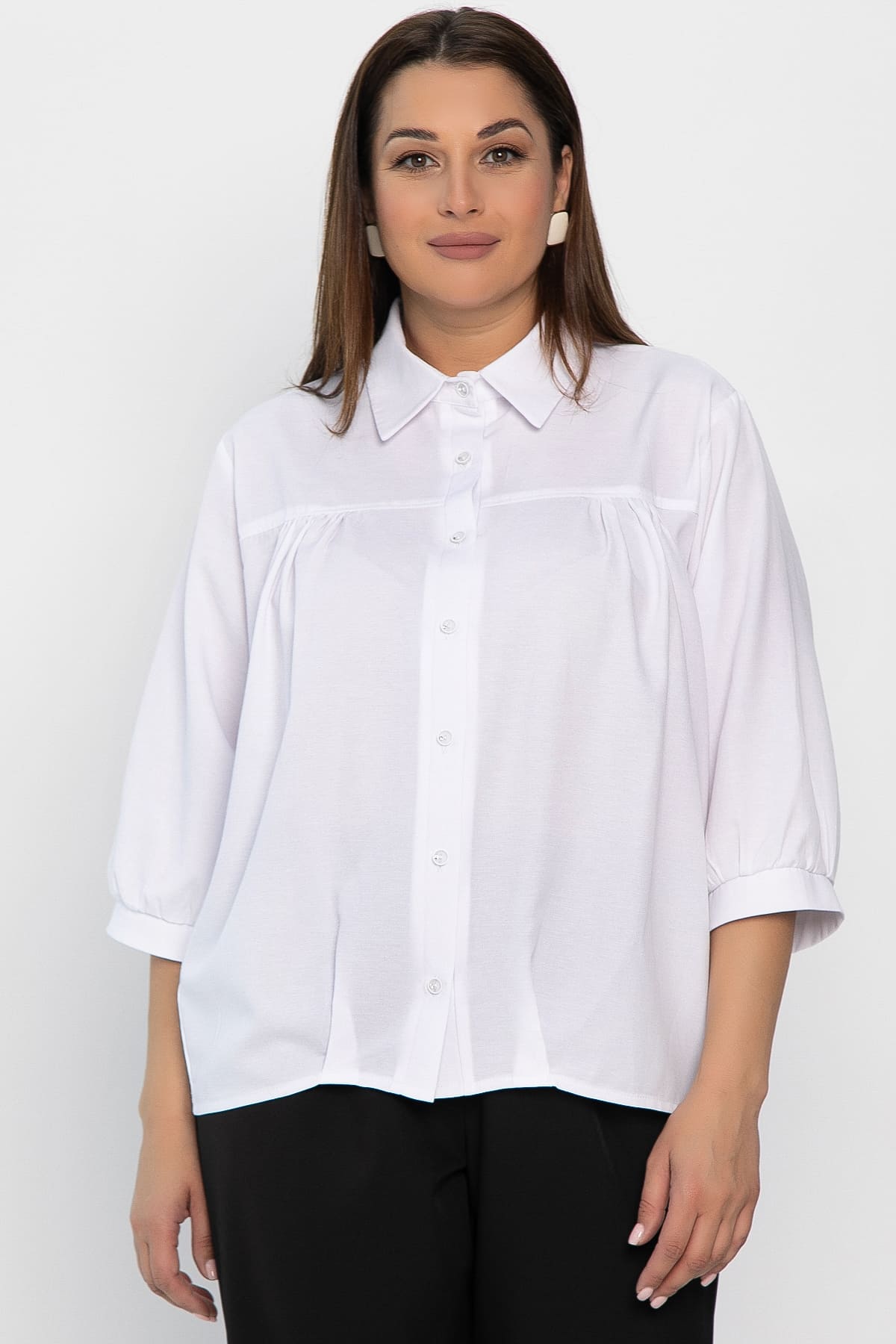 Рубашка Кира (белая) Б14222-4М
