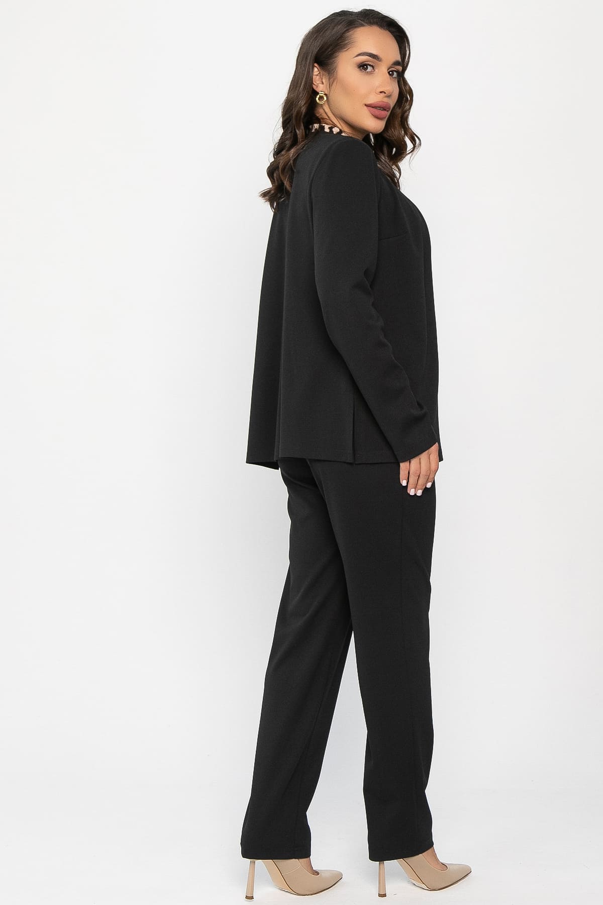 Костюм брючный Альпия (черный) К14301-9М