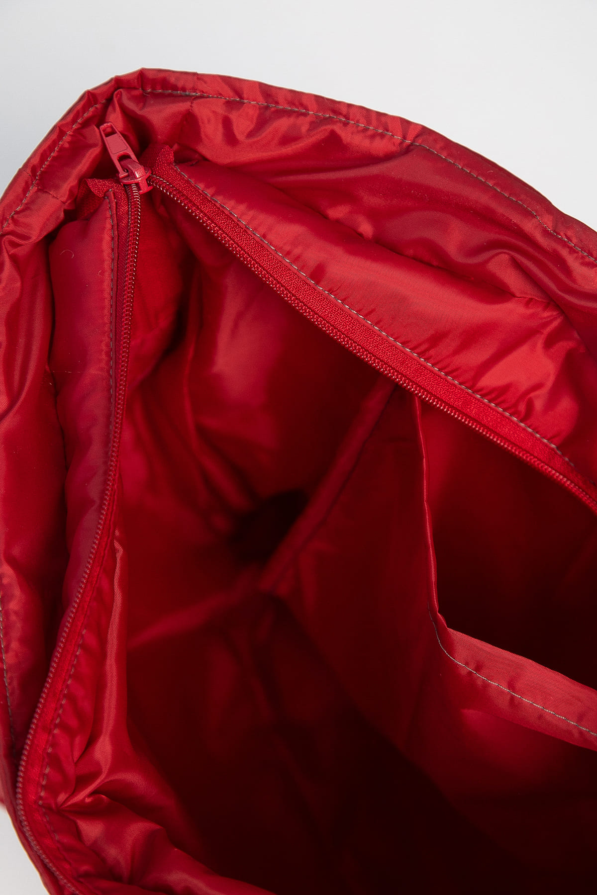 Сумка-шопер стеганая (красная) СШ06-46