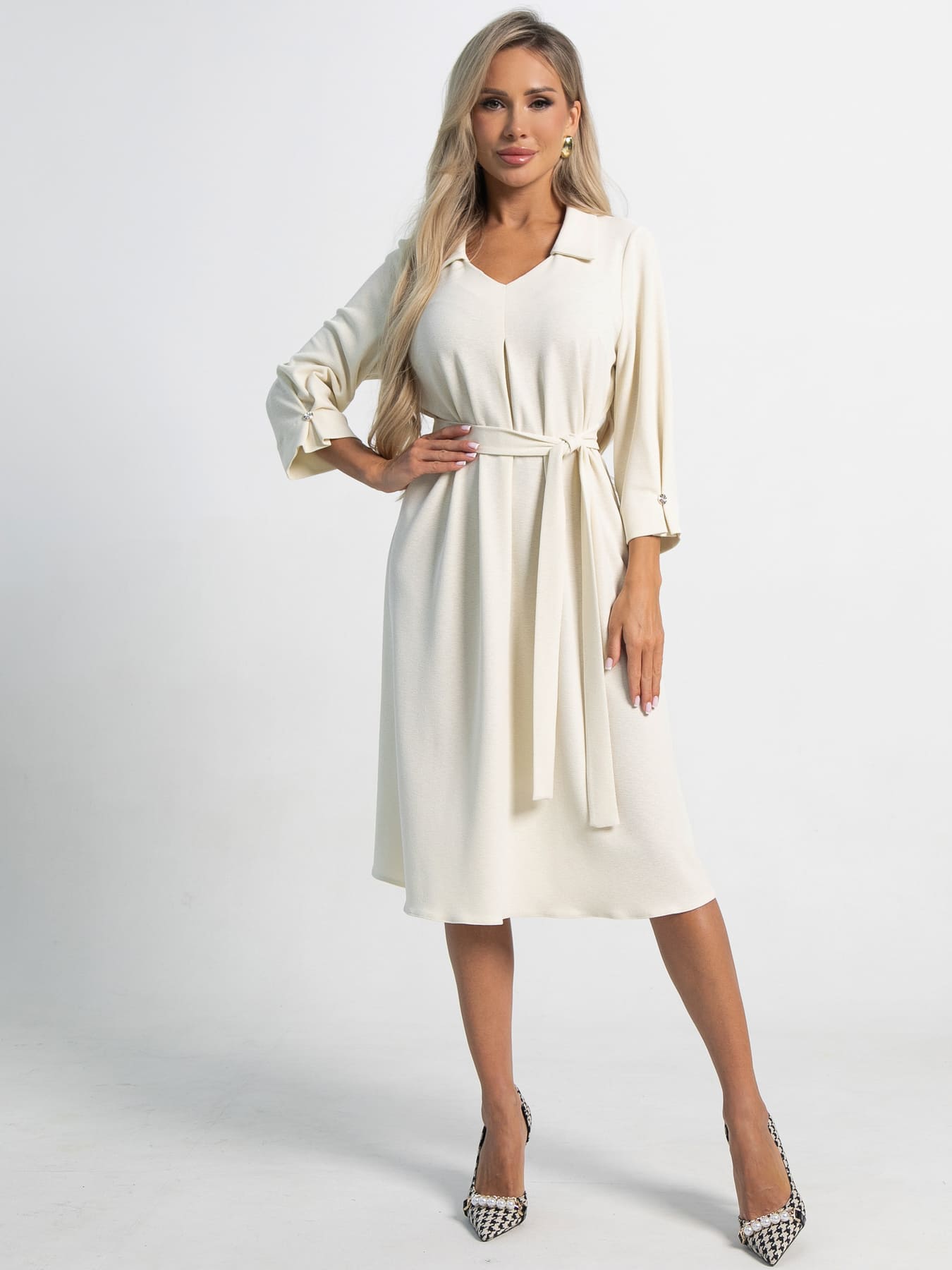 Платье Лорэн (молочное) П15196-18М