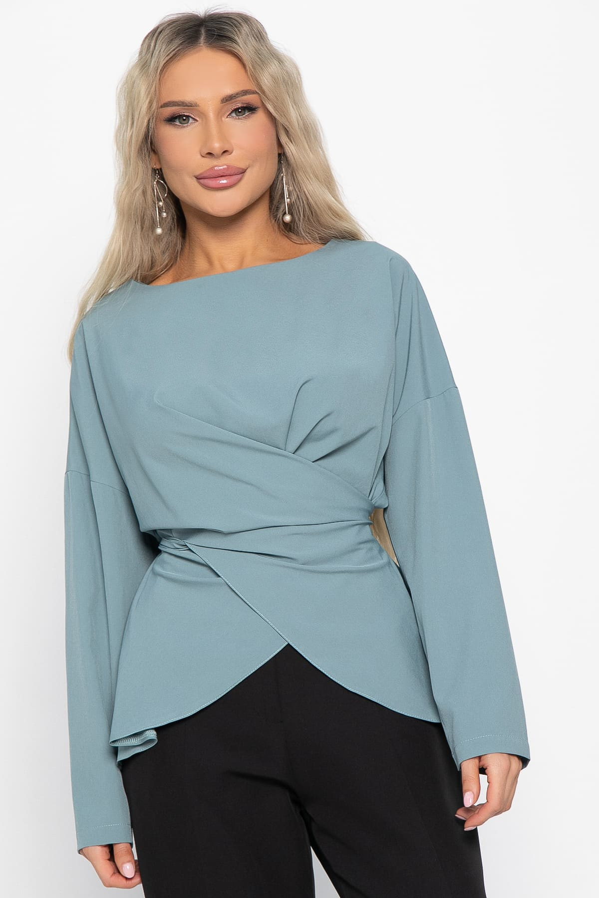 Блуза Леа (морская волна) Б14954-5М