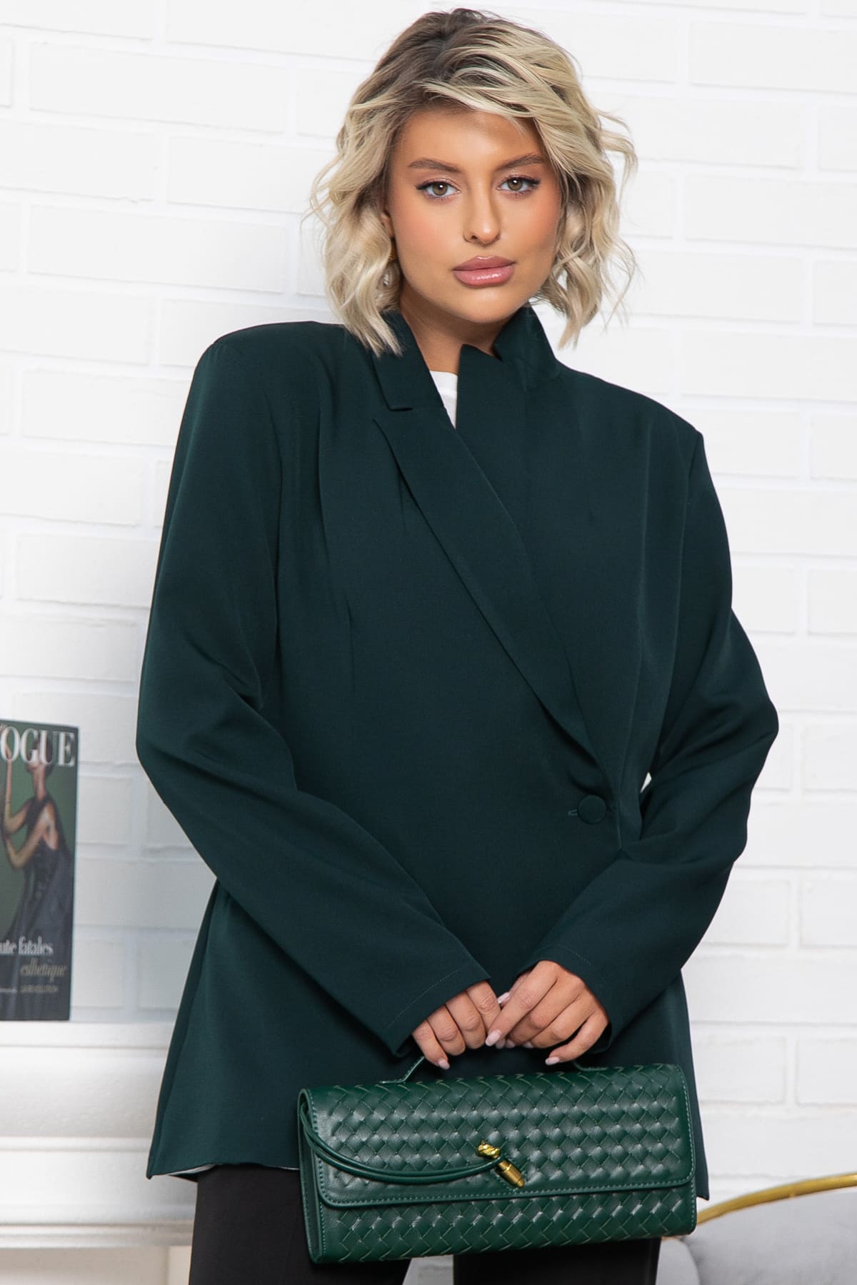 Жакет Вершина успеха (зеленый) Б15061-5М