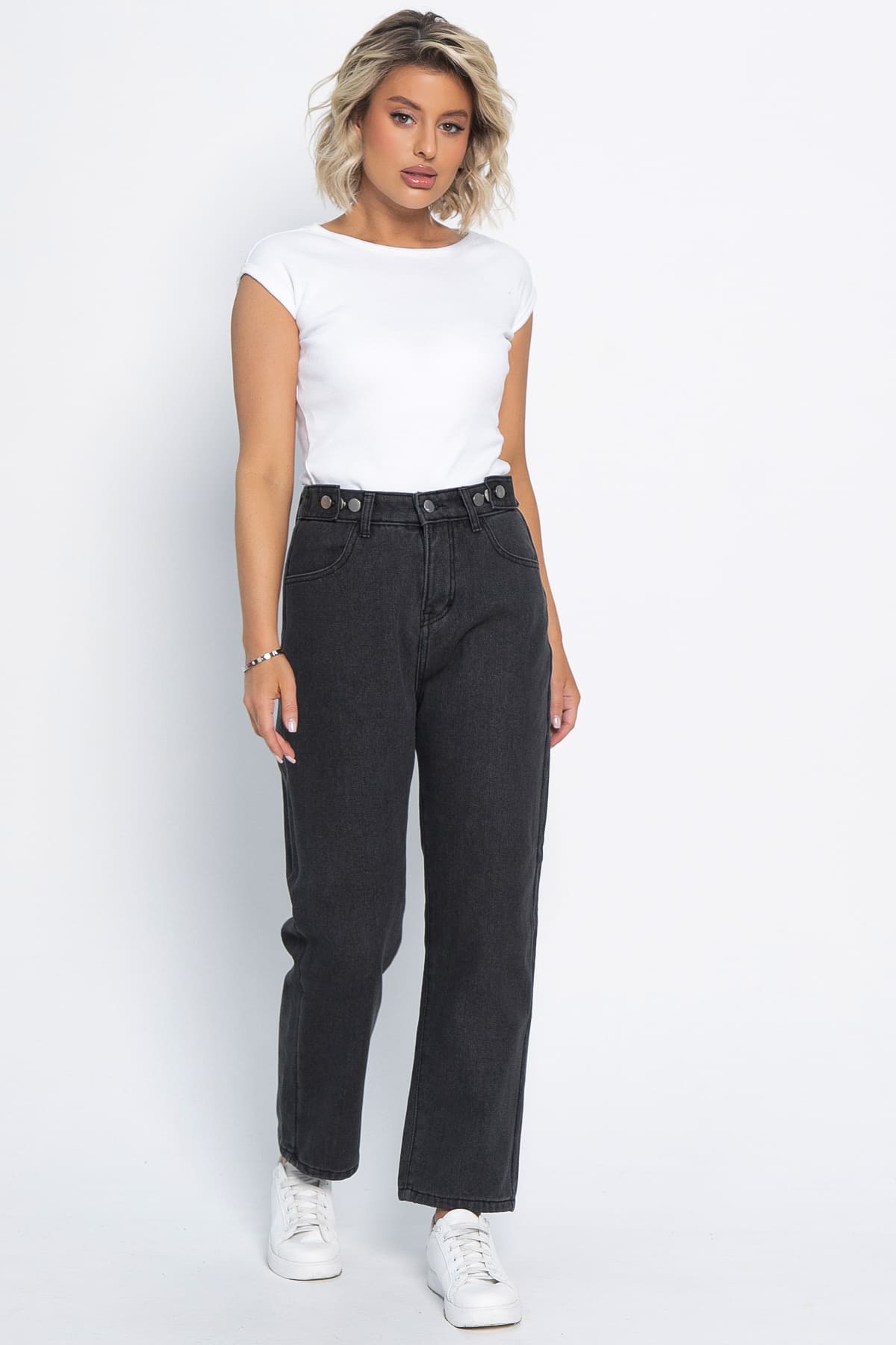 Джинсы утепленные Джинджер (графит) Б15064-13М