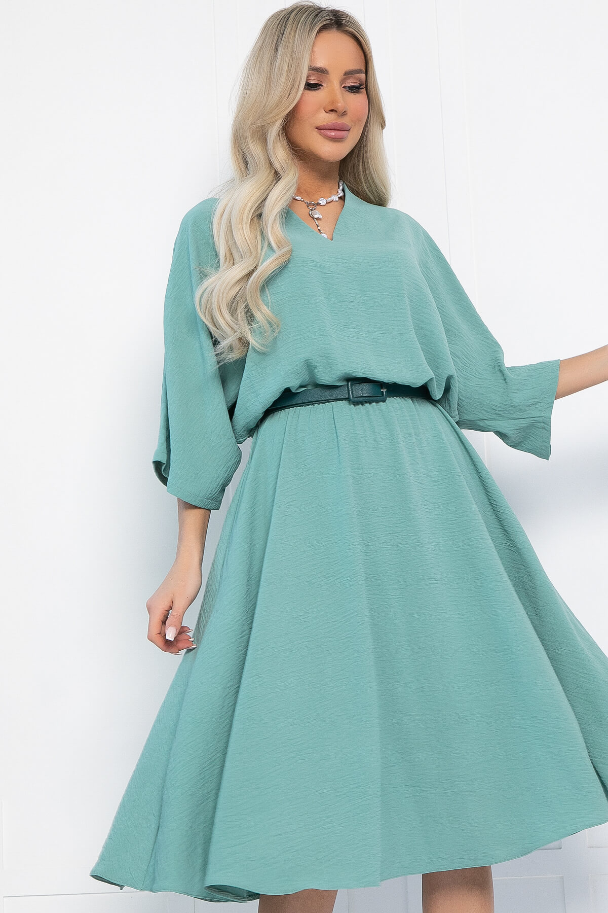 Платье Модера (мята) П12666-16