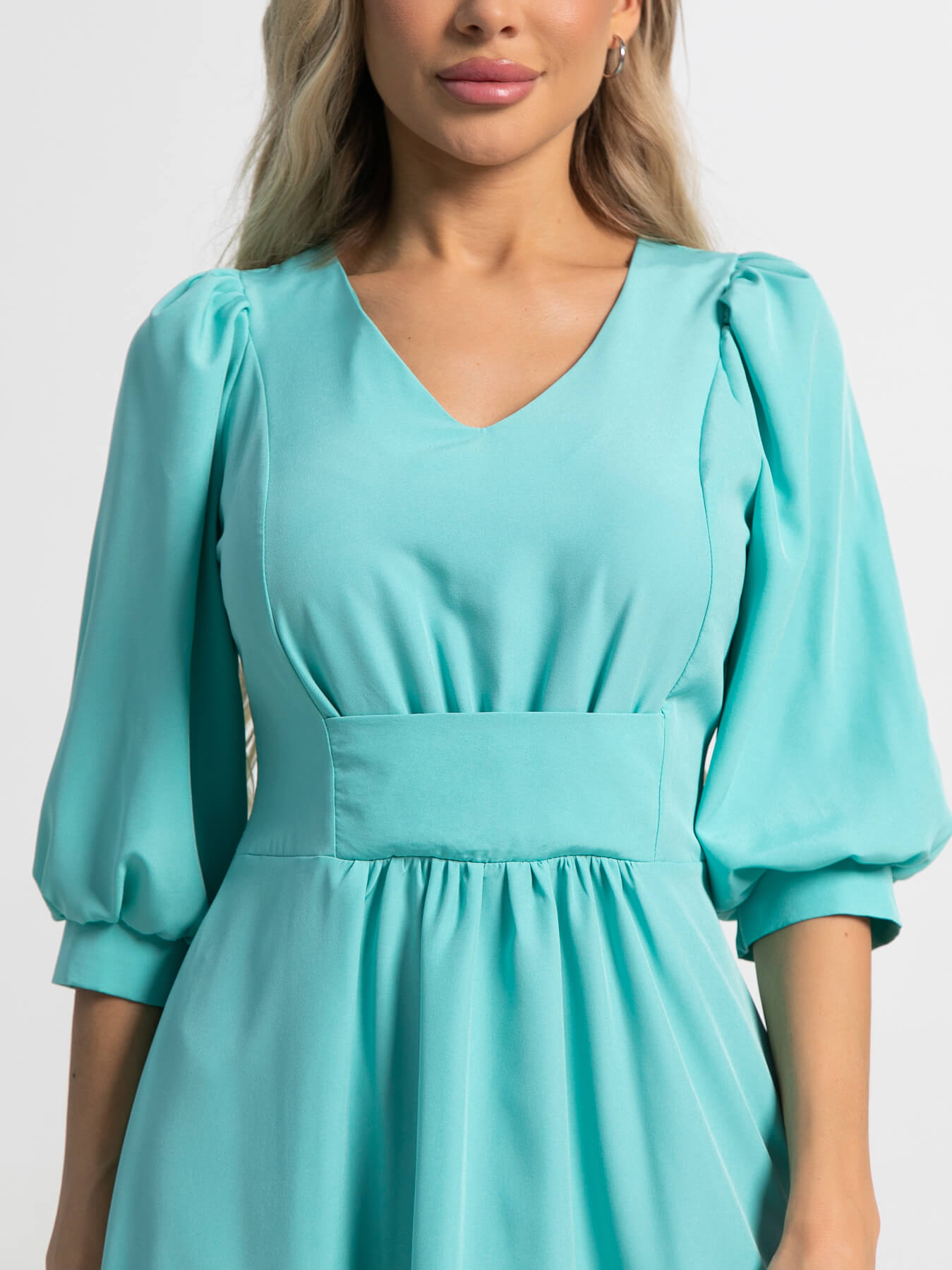 Платье Мадлен (бирюзовое) П15466-18М