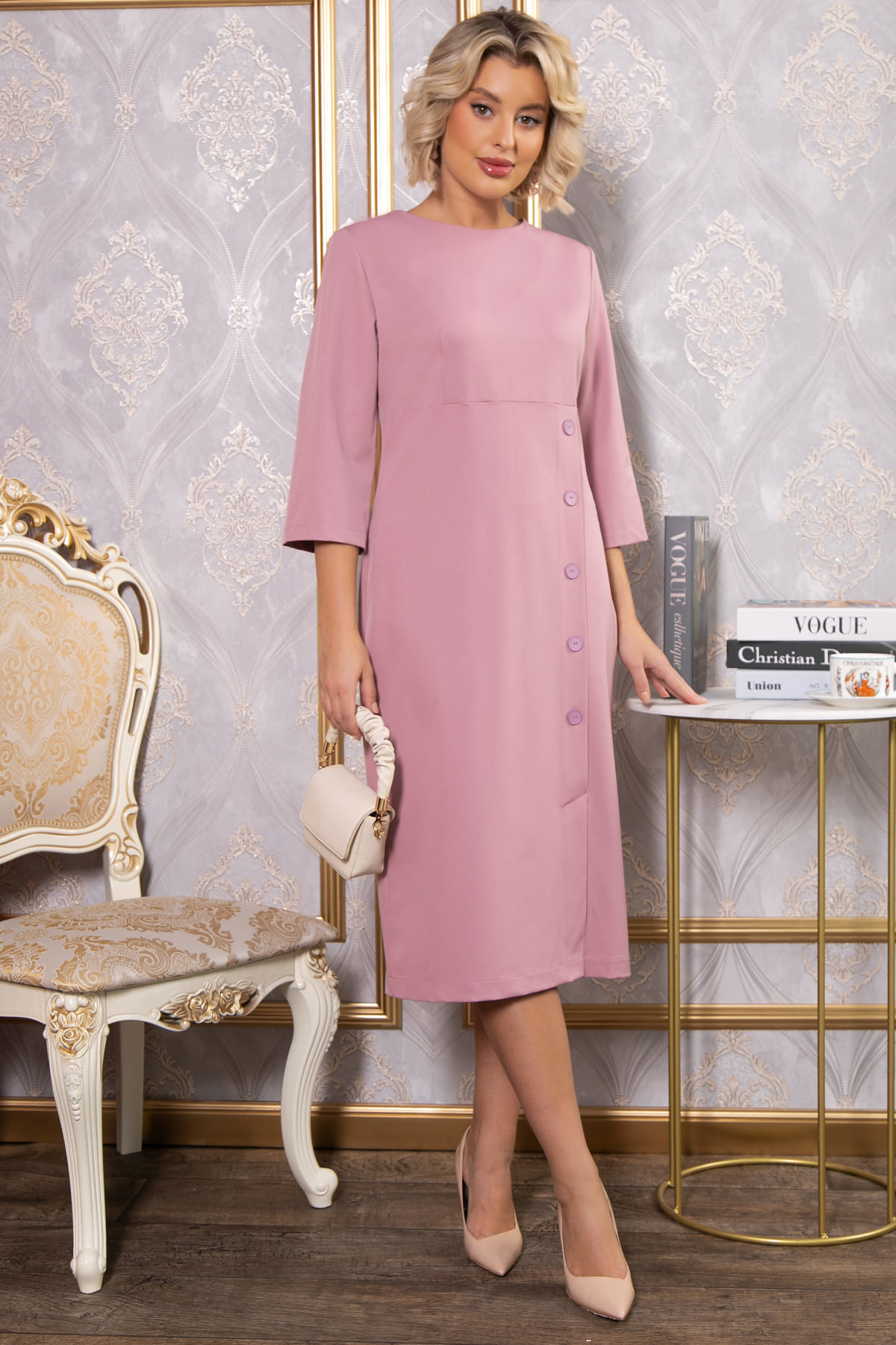 Платье Твоё настроение (розовое) П14812-43М