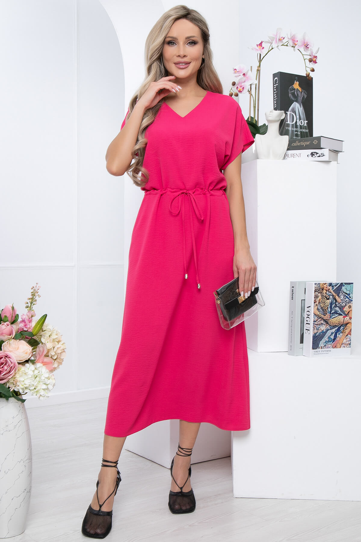 Платье "Лина" (фуксия) П5824
