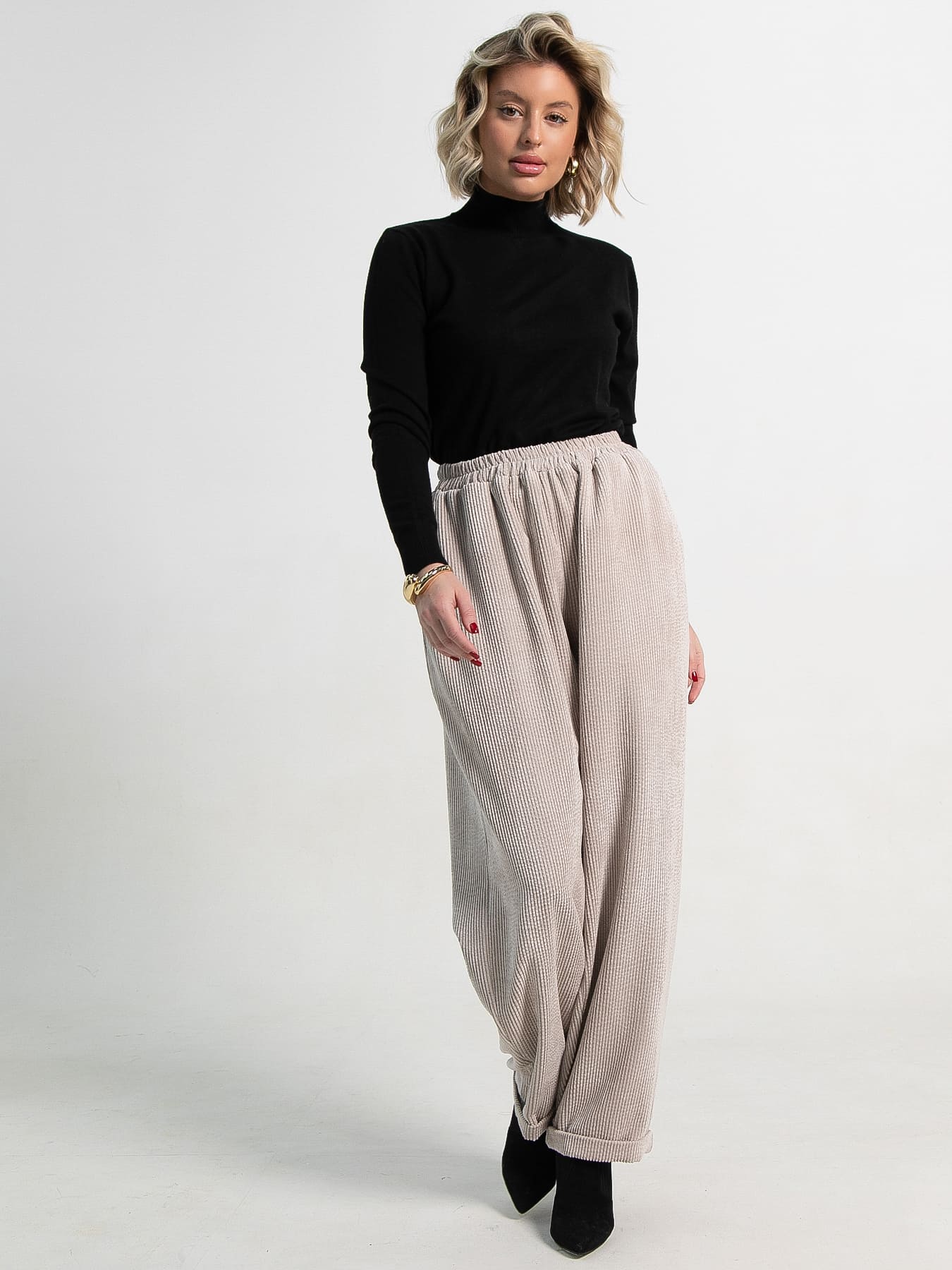 Брюки Городской ритм (молочные) Б15262-9М