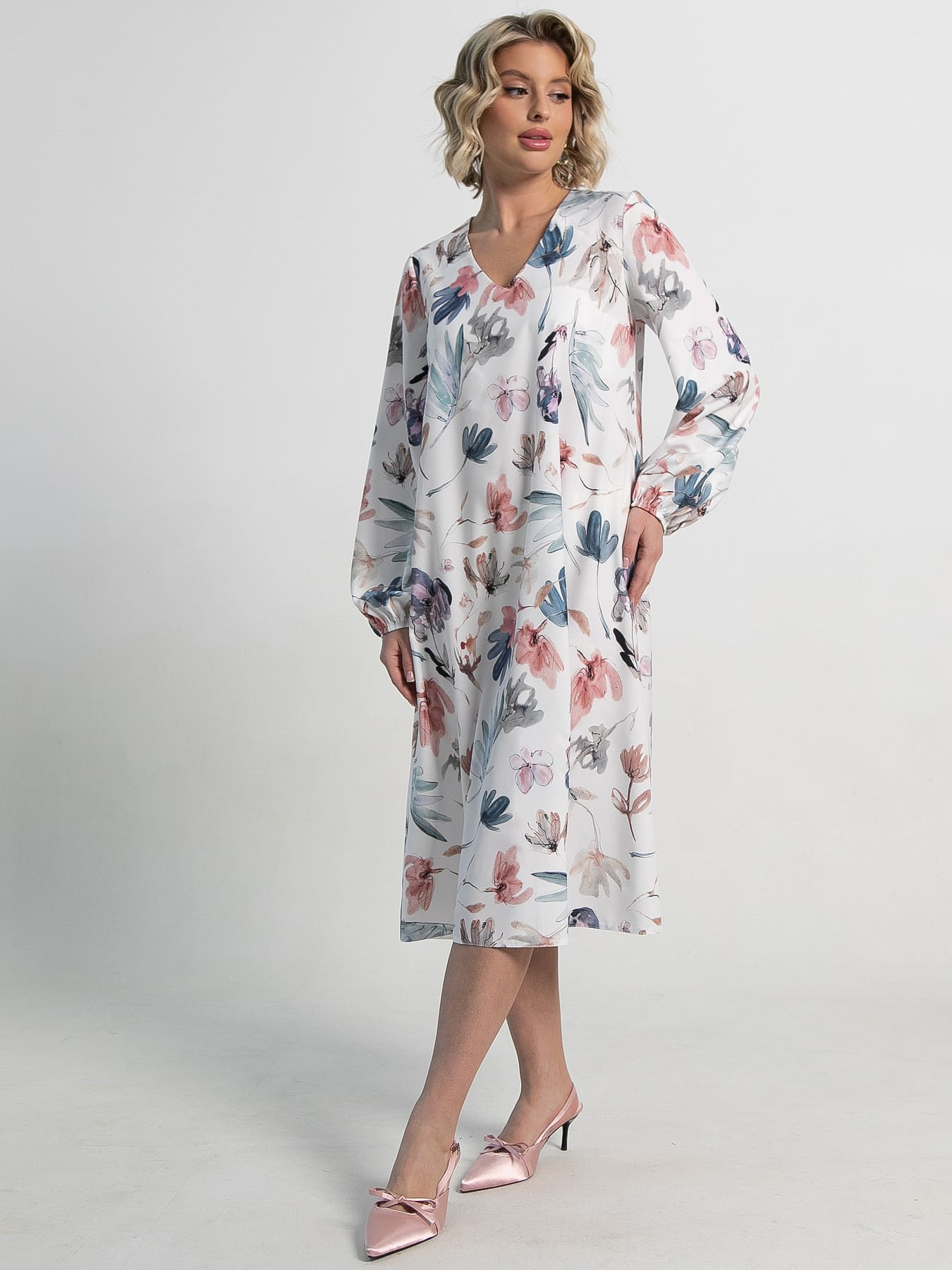 Платье Надежда (белое) П15105-19М