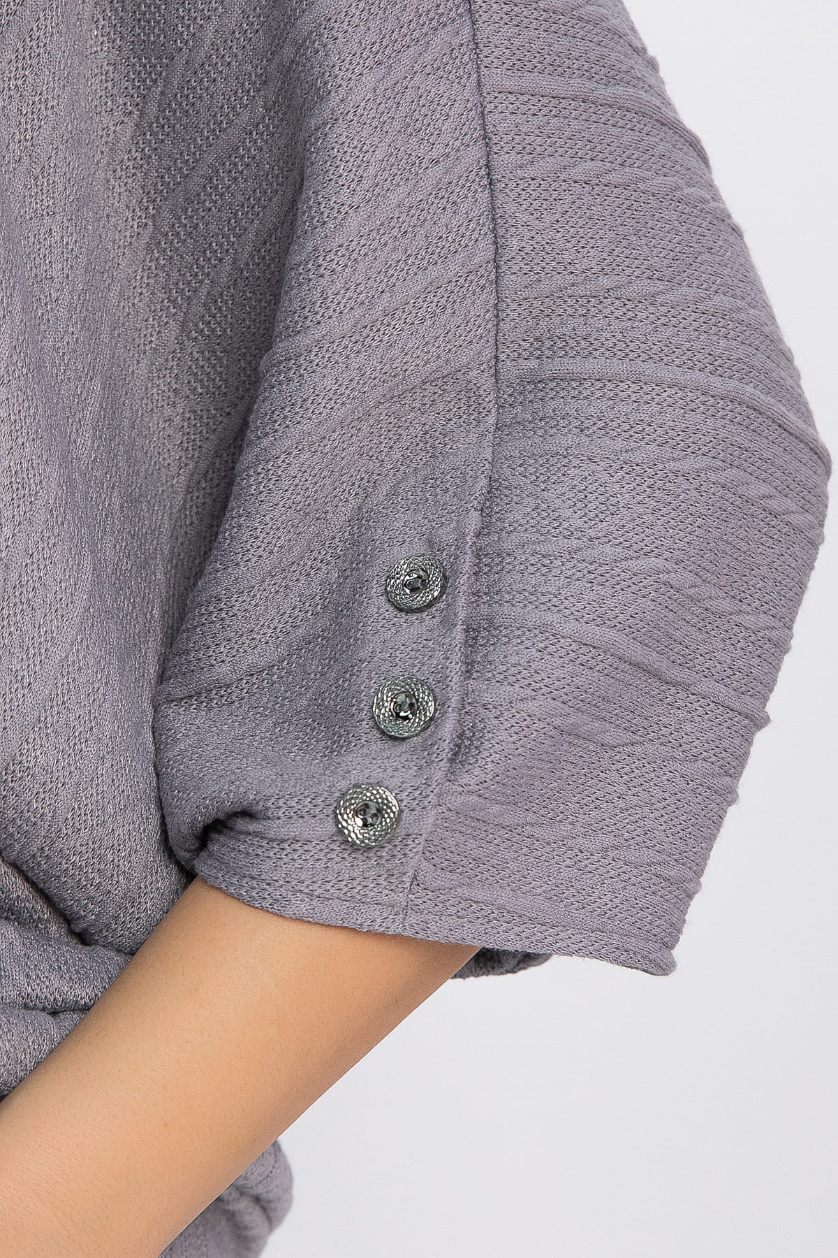 Блуза Вэнсдей (серая) Б14820-4М