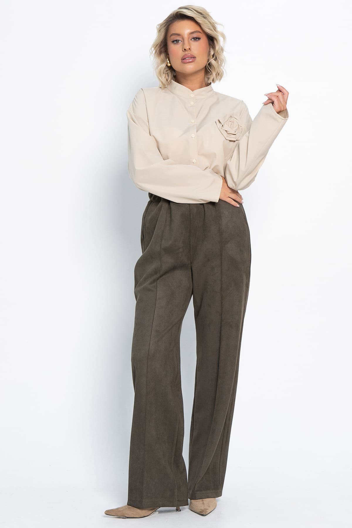 Брюки Лукас (зеленые) Б15032-39М