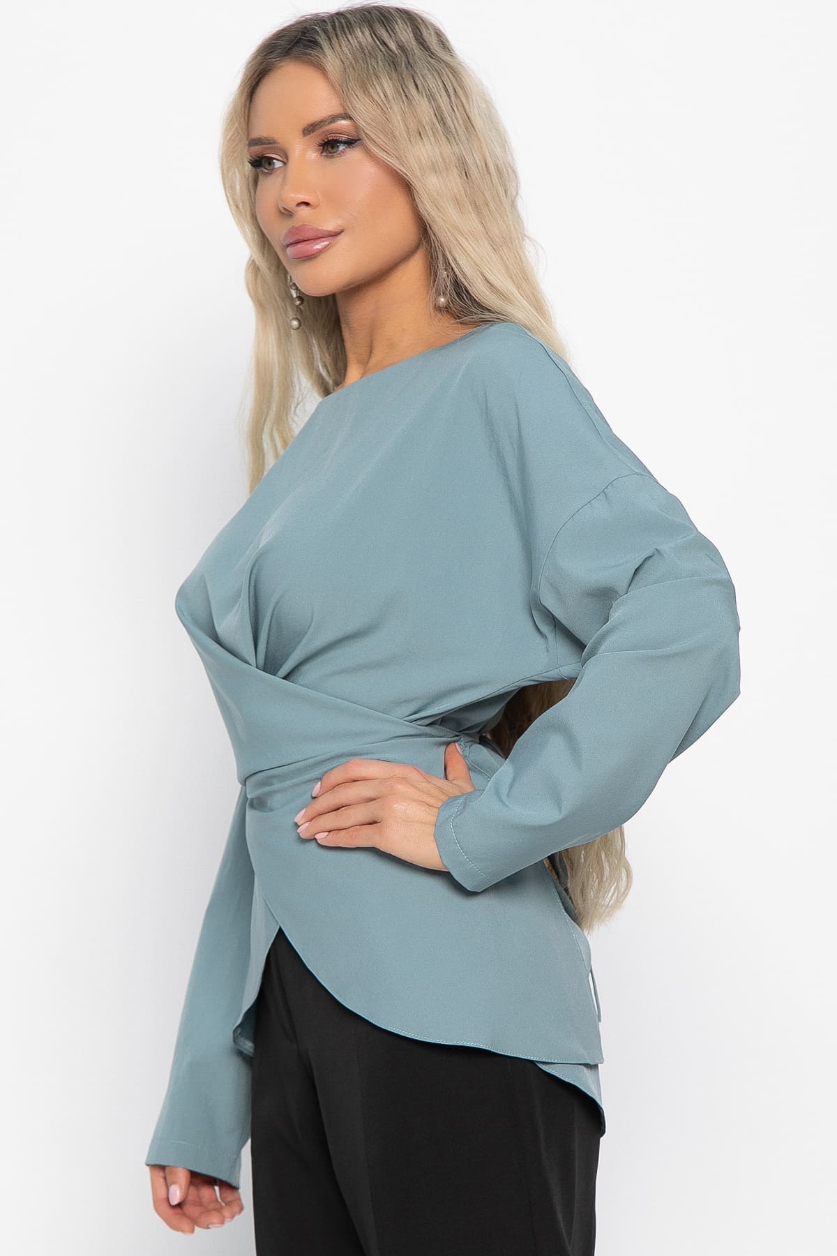 Блуза Леа (морская волна) Б14954-5М