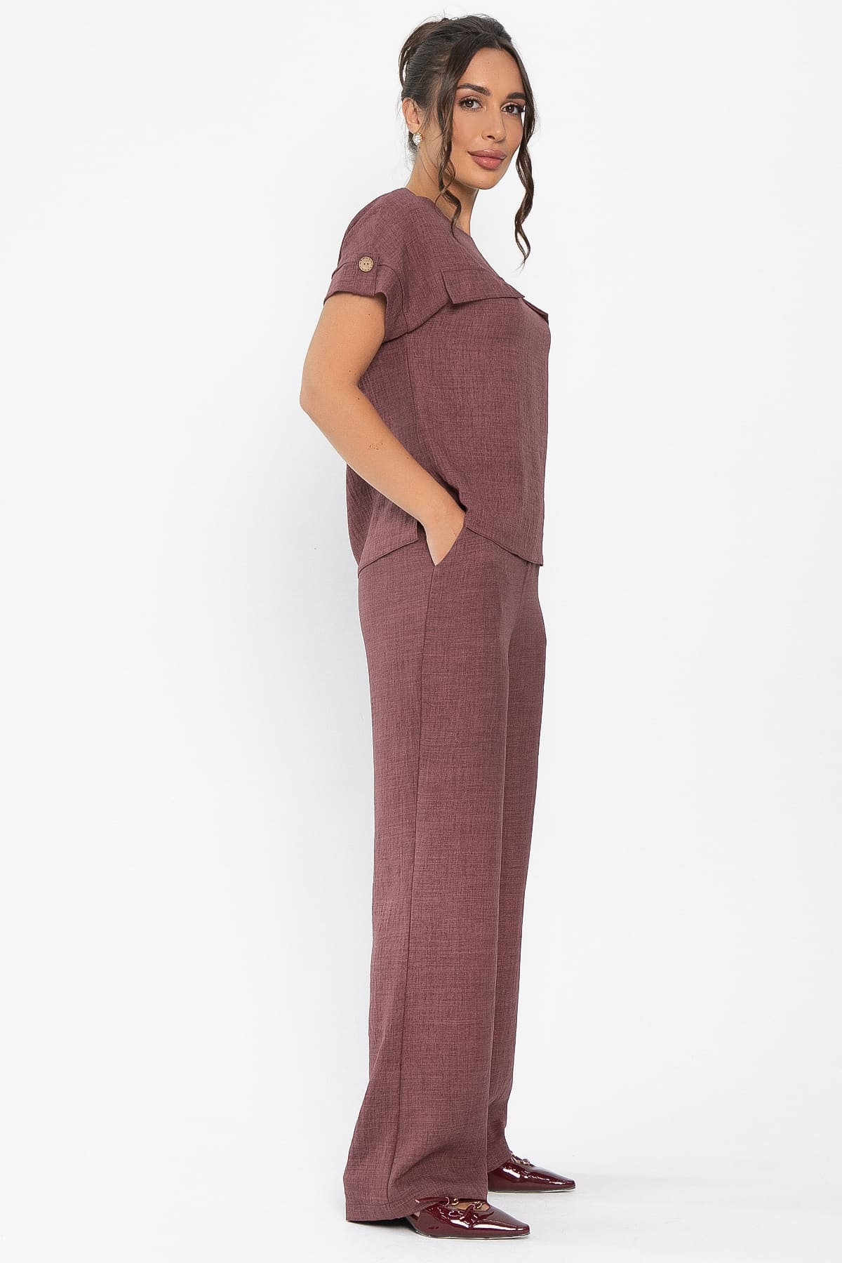 Костюм Можно всё (бордо) К13983-12М